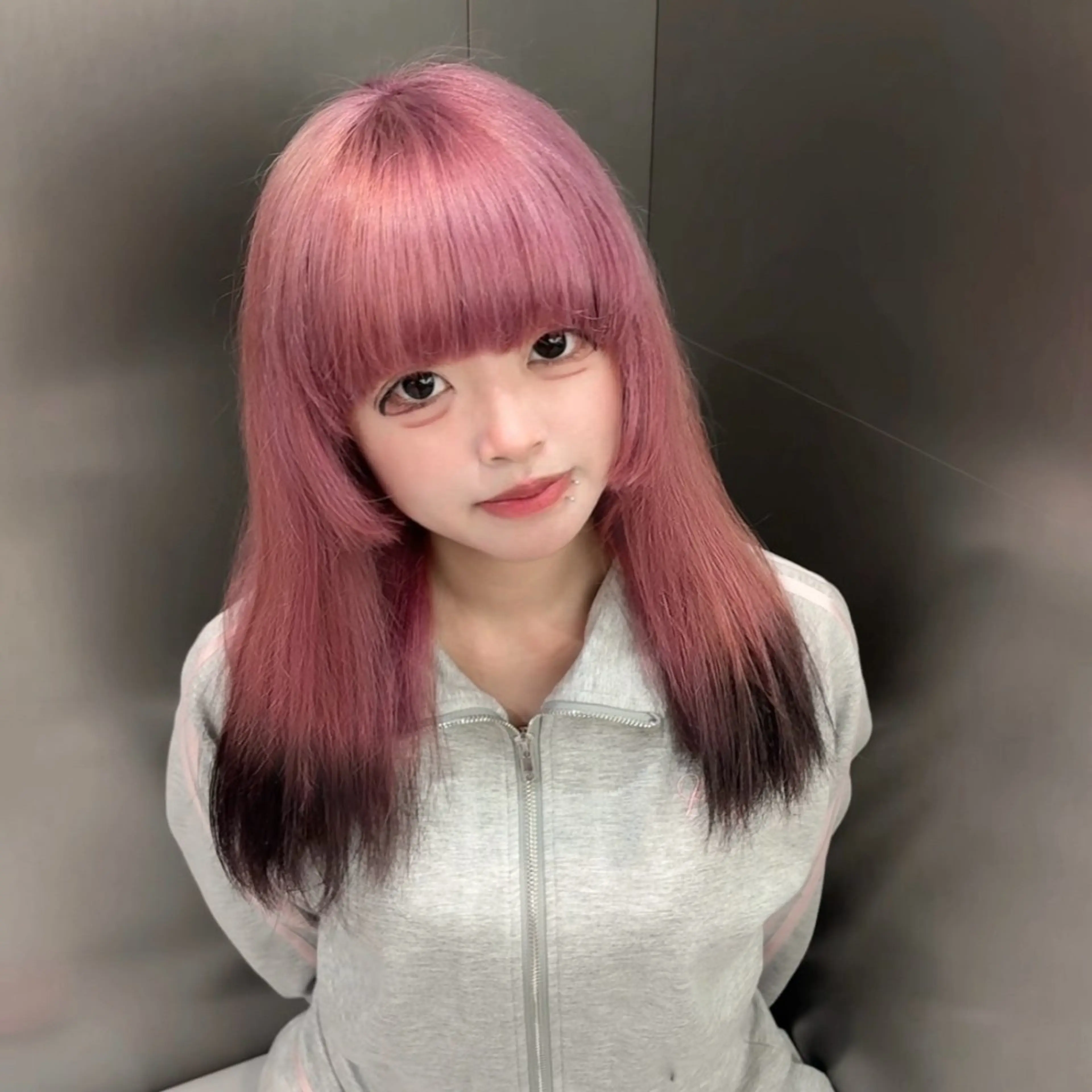 ミディアム カラー 🤍Suzuka🤍 ハイトーン/ブリーチのヘアスタイル