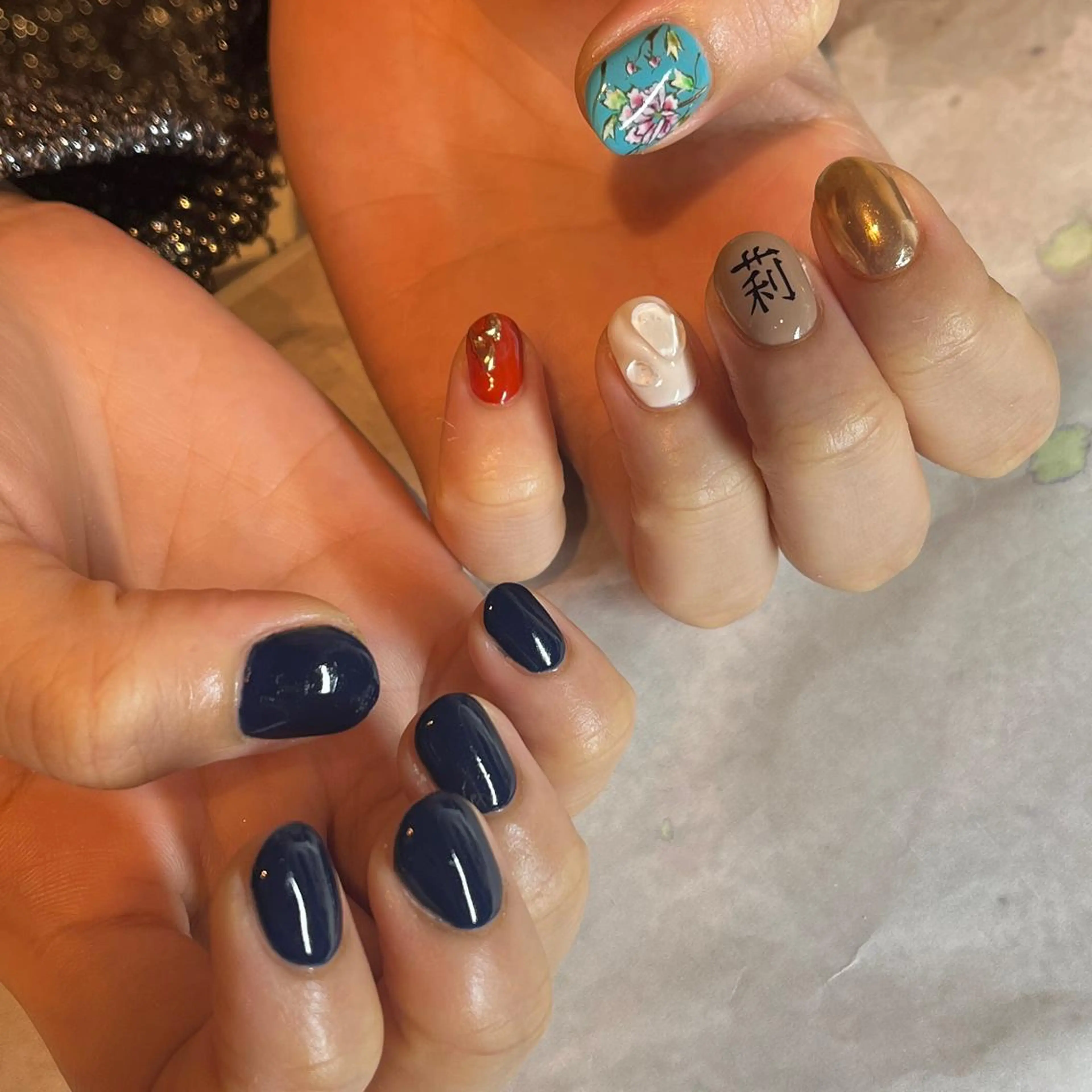 ネイル アートネイル フリーランス¨̮⃝ ネイリストOKADAのネイルデザイン