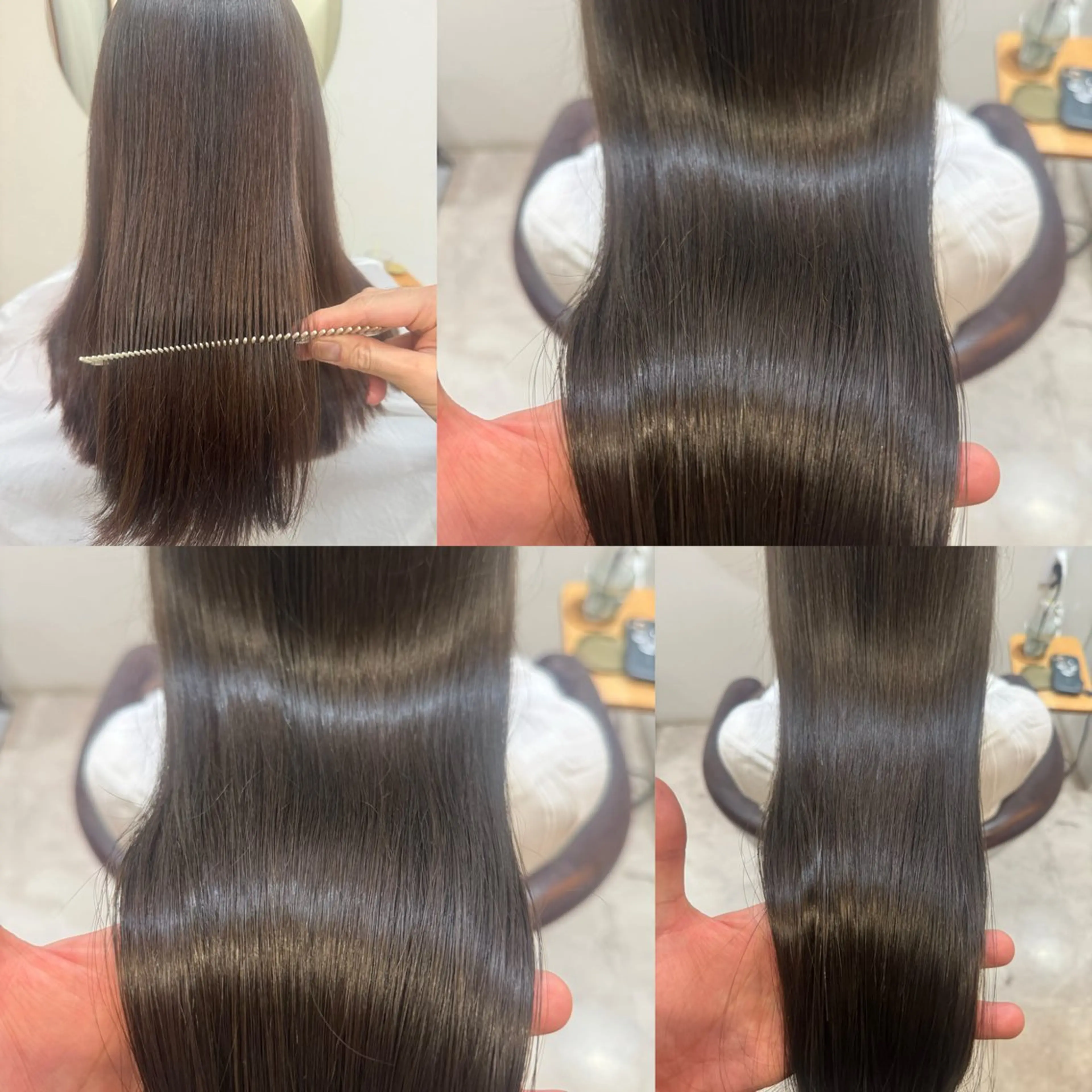 ロング 髪質改善 縮毛矯正 髪質改善/ストレート /オリーブ/堀内浩和のヘアスタイル