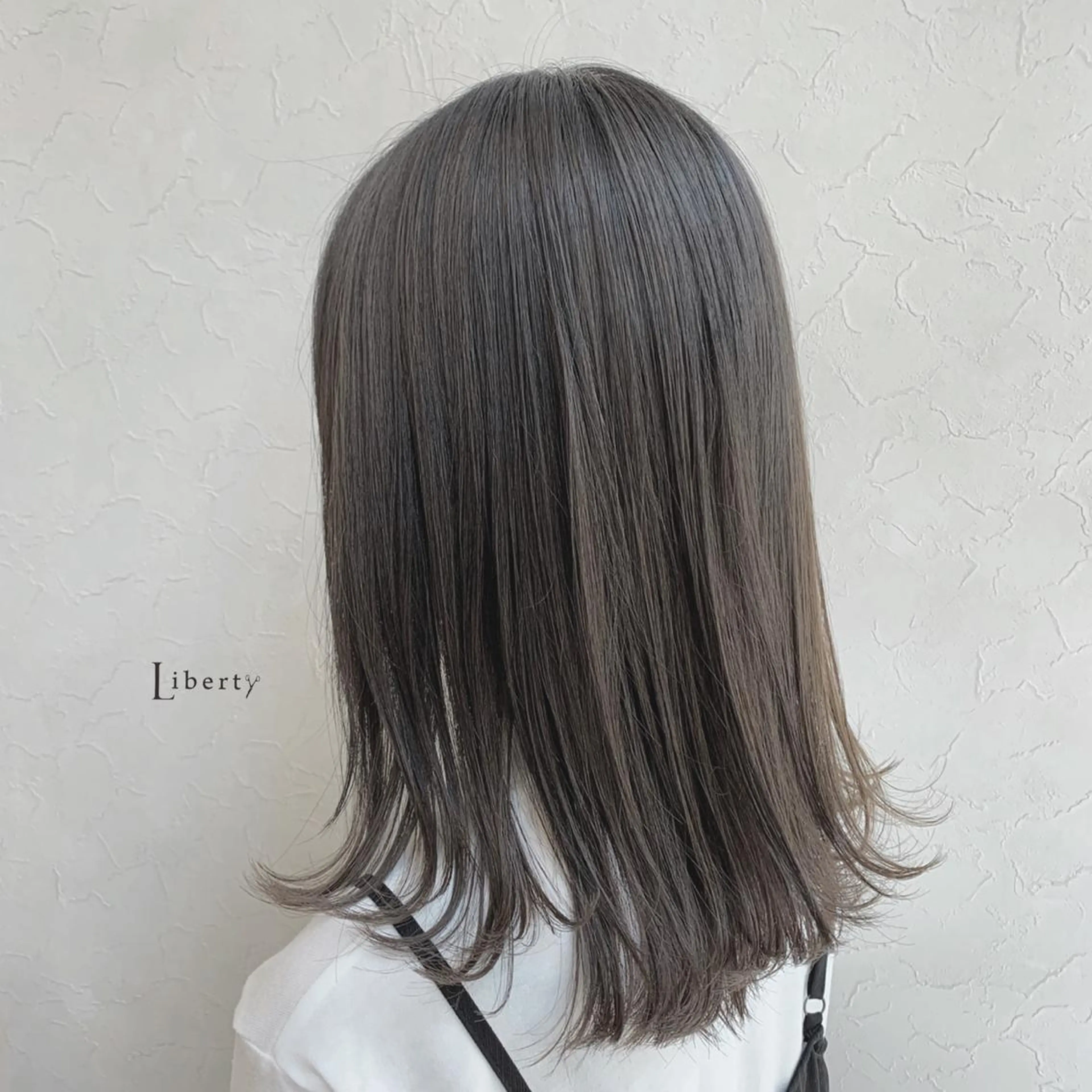 ミディアム カラー グレージュ メンズ指名多数!! SiLO 田島のヘアスタイル