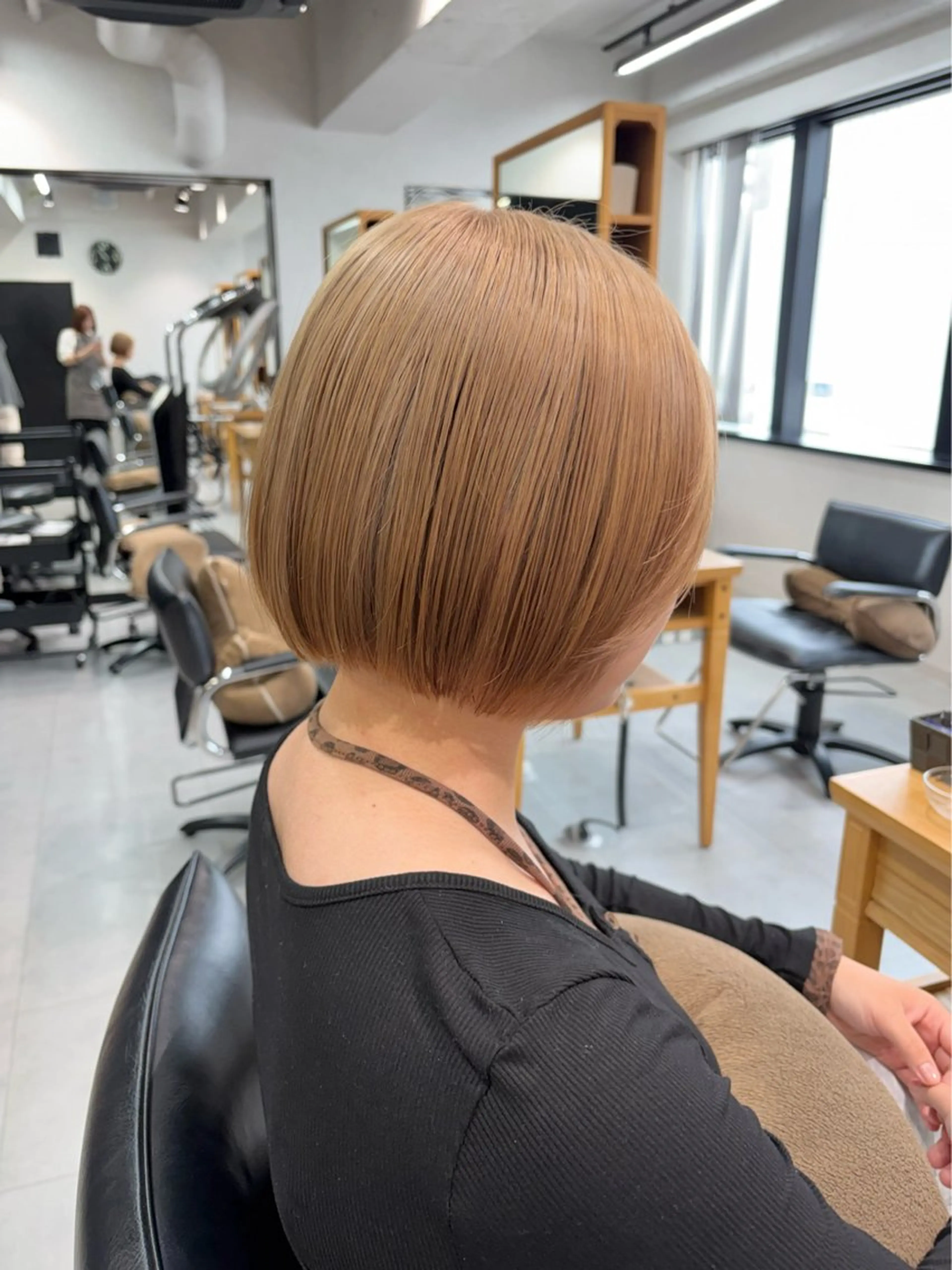 ショート ヘアカラー カラーモデル募集 ✨🤍モモハ🤍✨のヘアスタイル