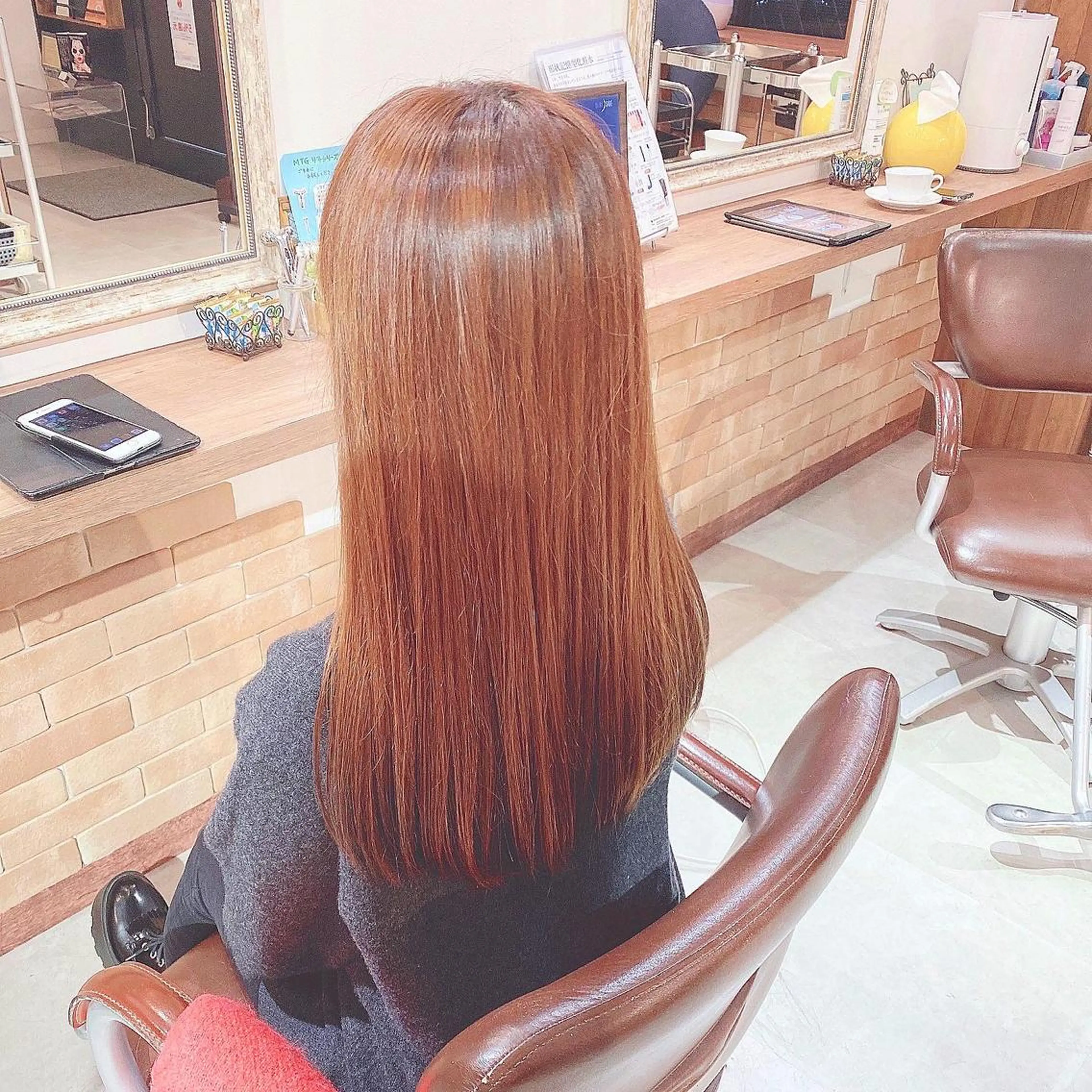 ロング レイヤーカット 髪質改善特化 安東駿介のヘアスタイル