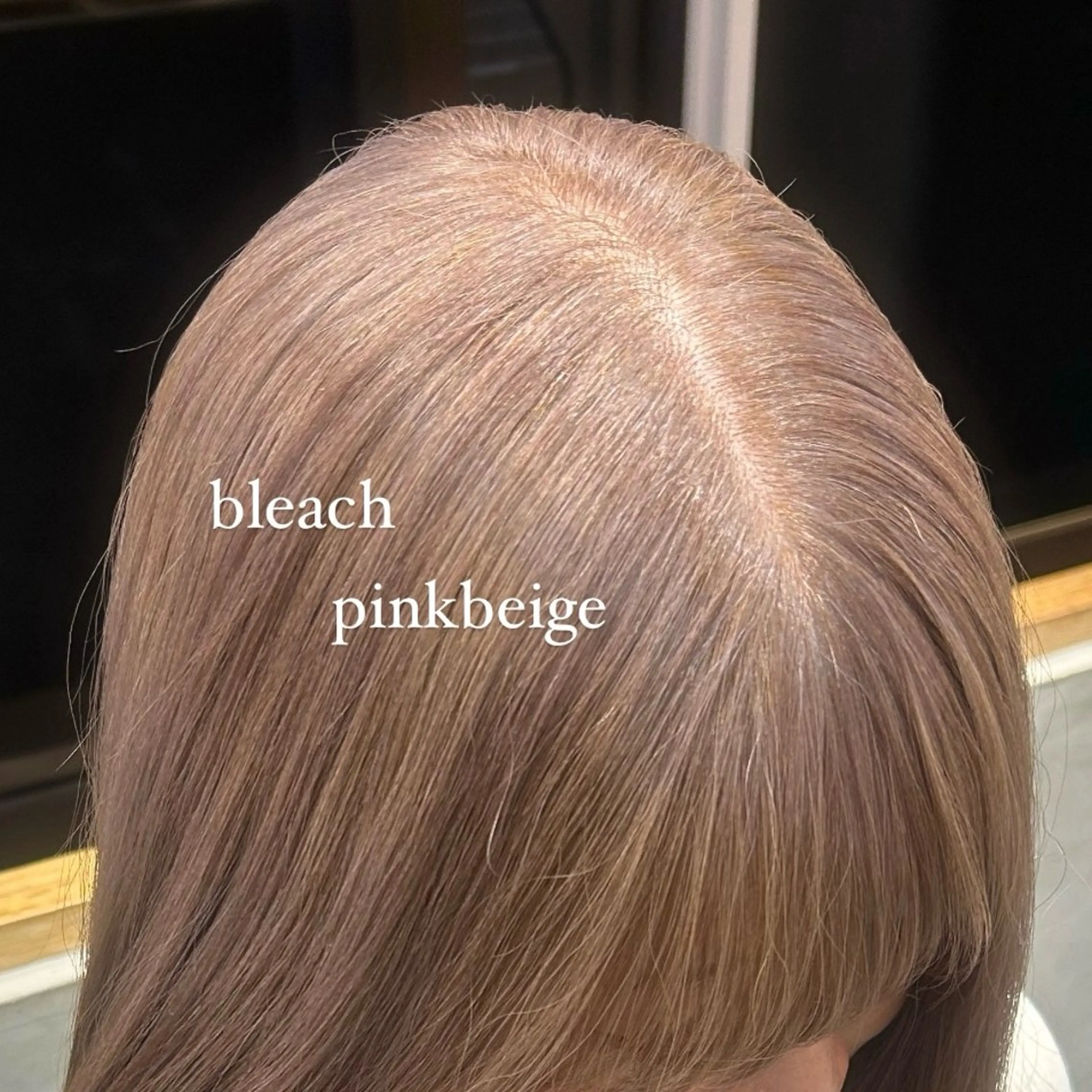 ロング カラー ヘアカラー オリーブ/ 透明感カラー/れいあのヘアスタイル