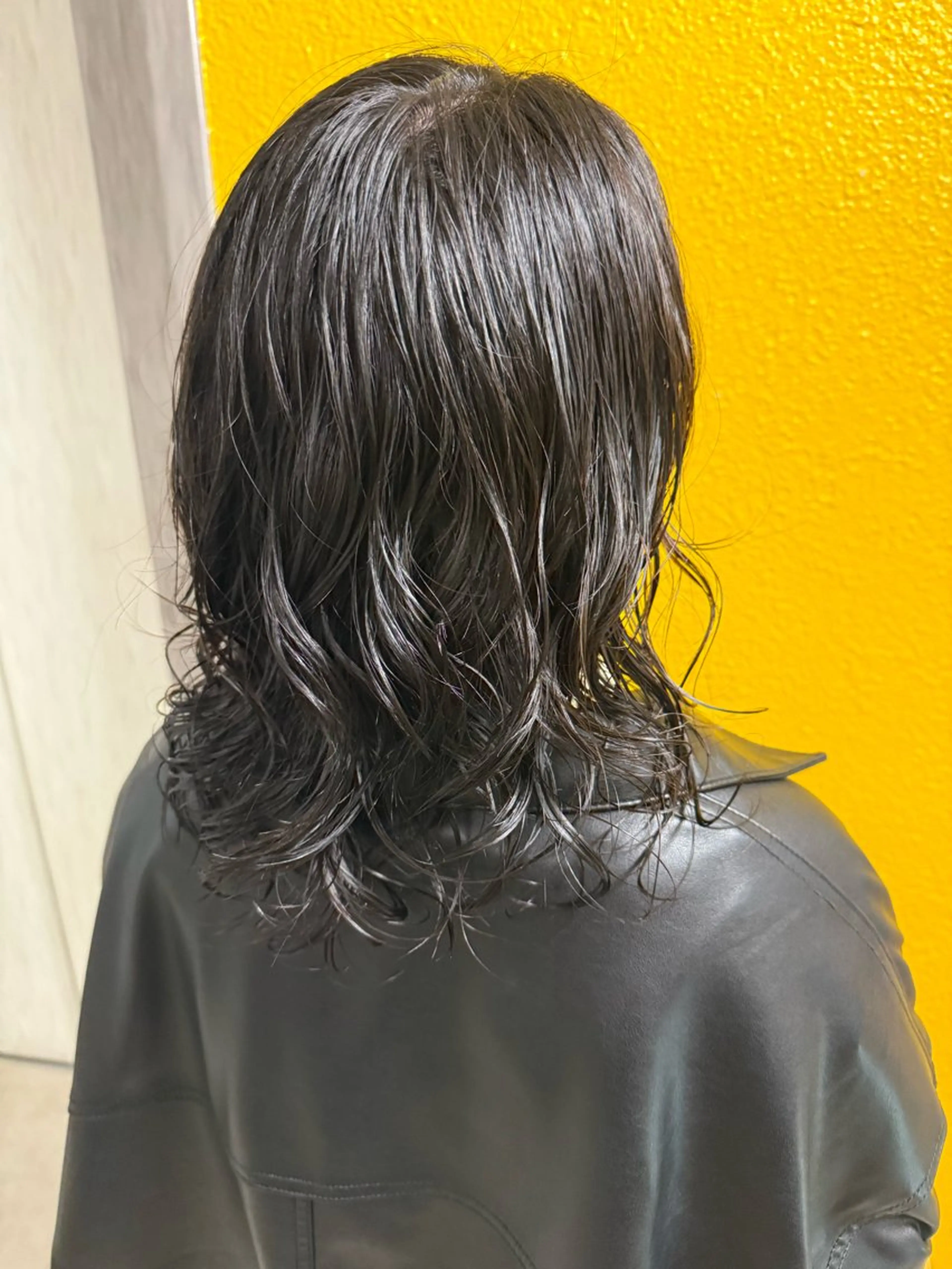 ミディアム パーマ カット パーマ カ ズ サ ✴︎のヘアスタイル
