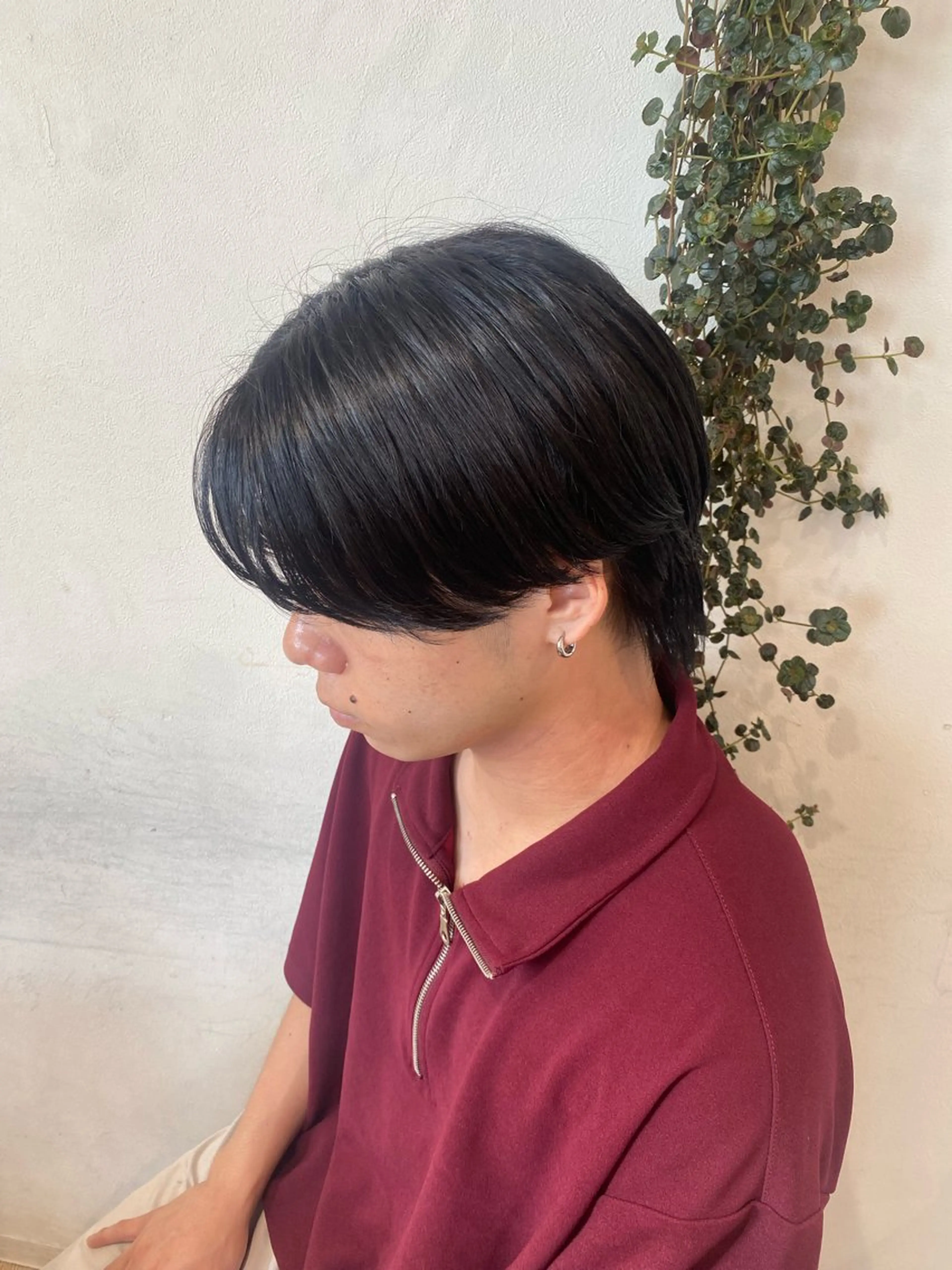 刈り上げなしセンターパート👦🏻⭐️おしゃれな毛流れで女子ウケ間違いなし！の写真