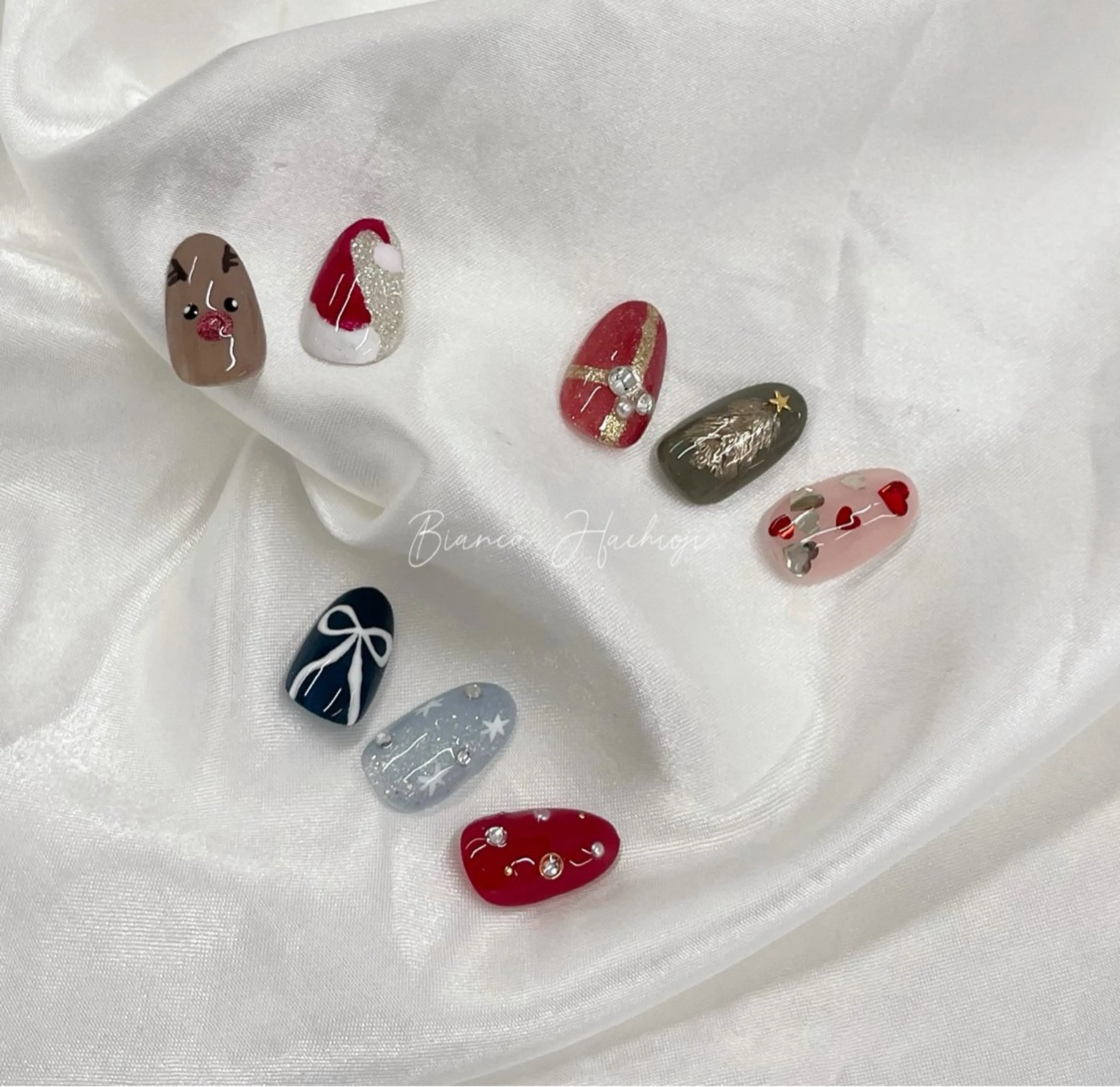 おすすめ🖤ハンド【オフなし】２本アート🖤 ¥6130　[八王子/パラジェル登録店]の写真