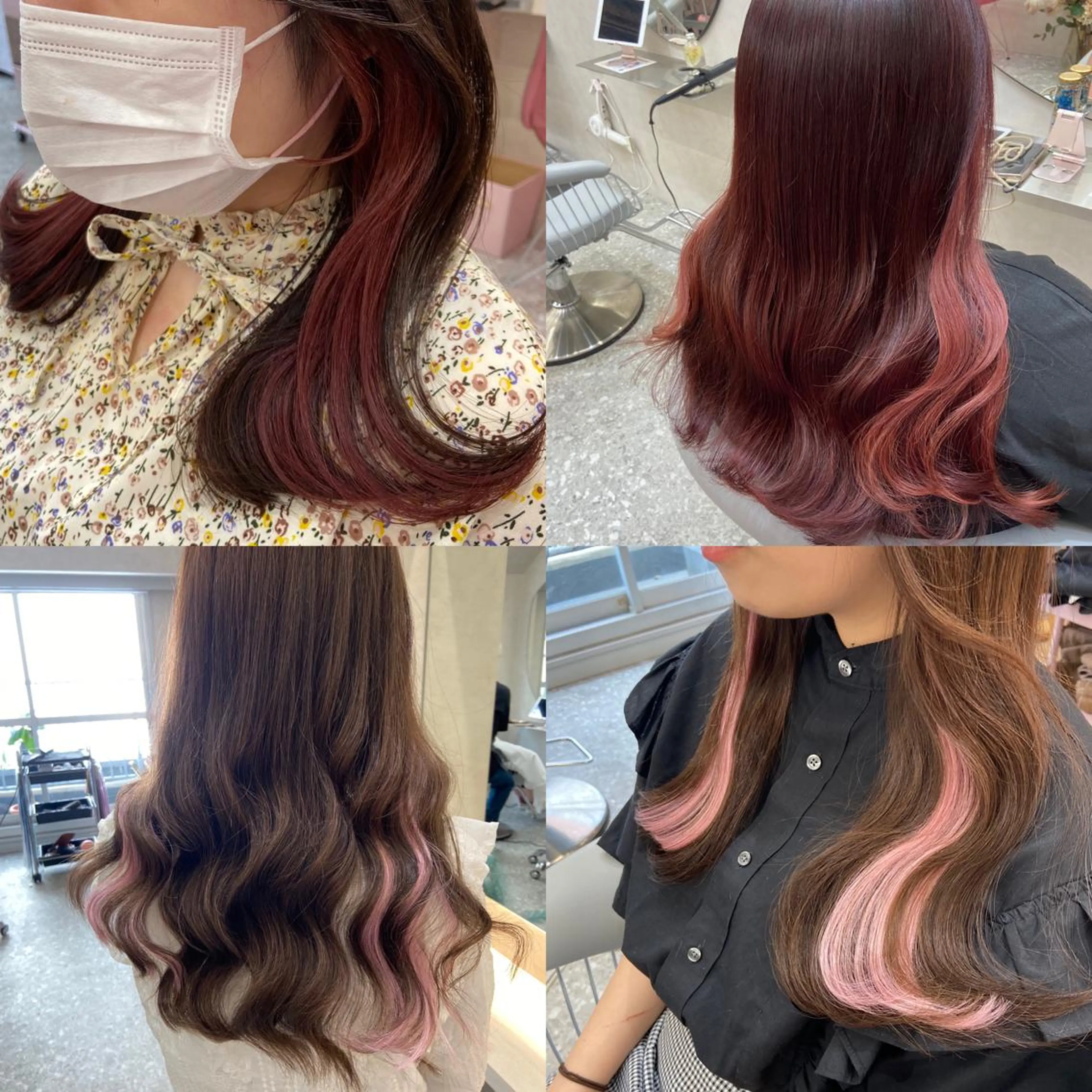 ロング シールエクステ エクステ エクステ 新宿/韓国ヘア 中明度カラー/かやのヘアスタイル