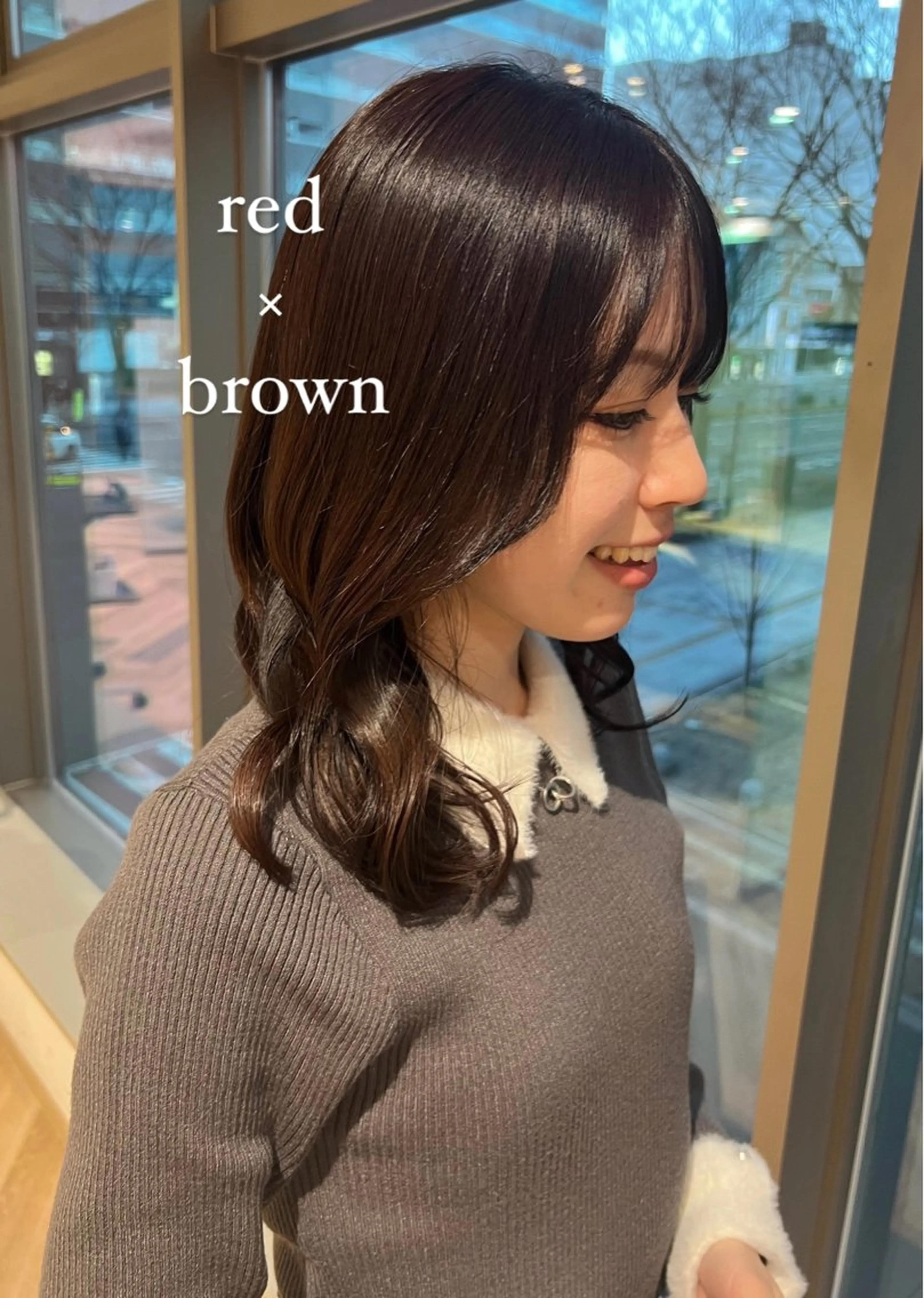 ミディアム 加納千華 /ボブ/ぱつっとボブのヘアスタイル