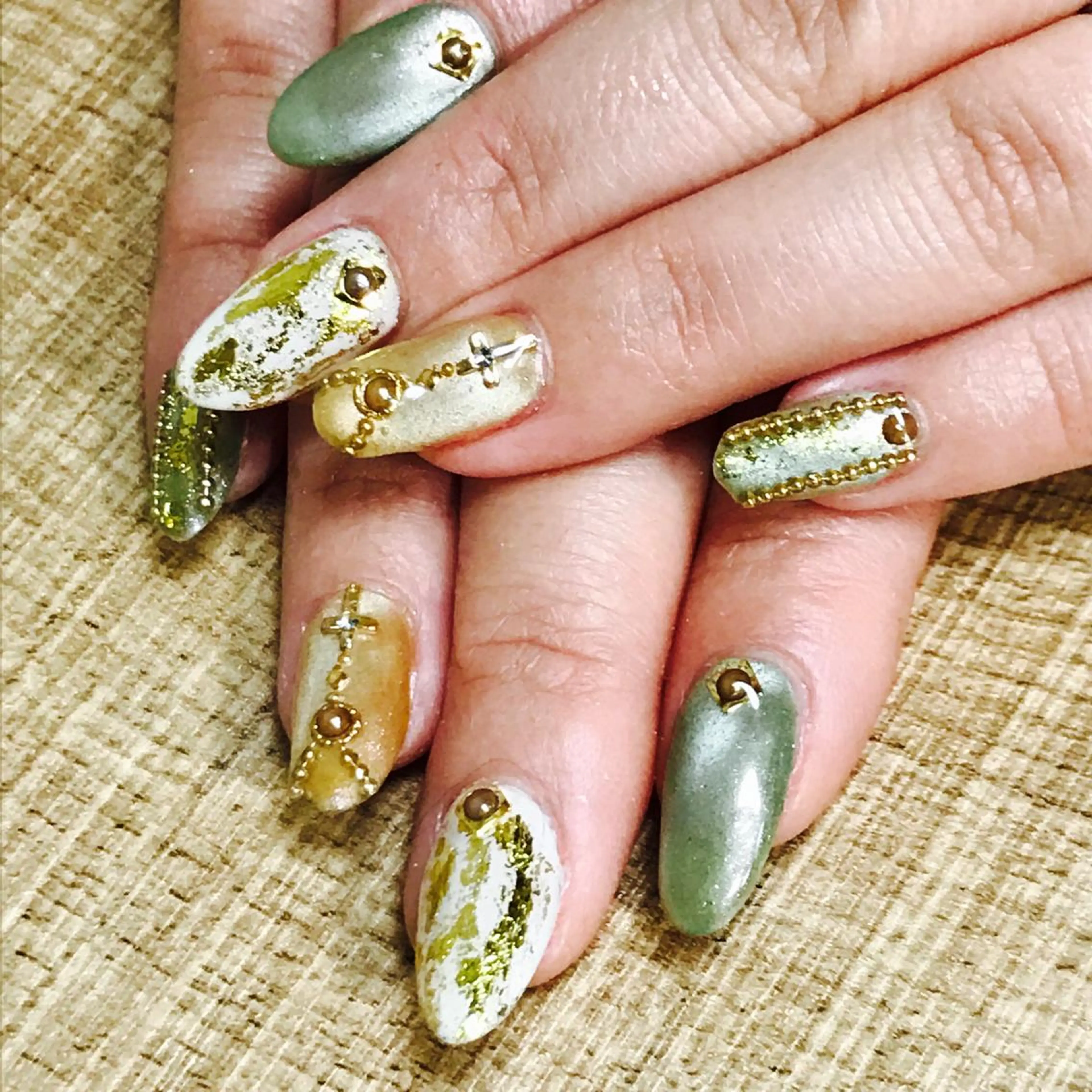 ネイル アートネイル カジュアル 安藤 Charlotteのネイルデザイン