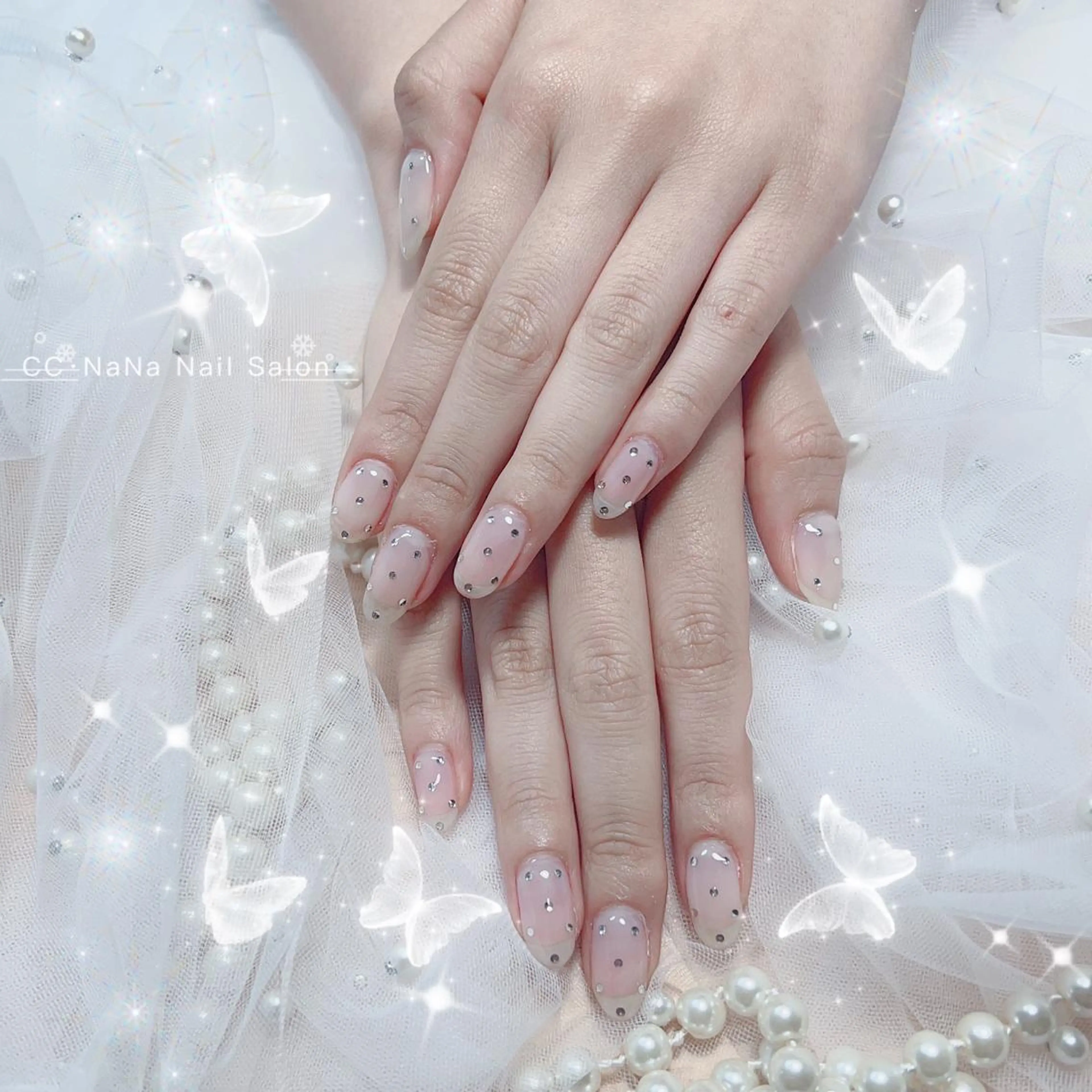 ネイル ジェルネイル パラジェル スカルプネイル ハンドネイル 💎CC・NaNa 韓国風ネイル🌙Cのネイルデザイン