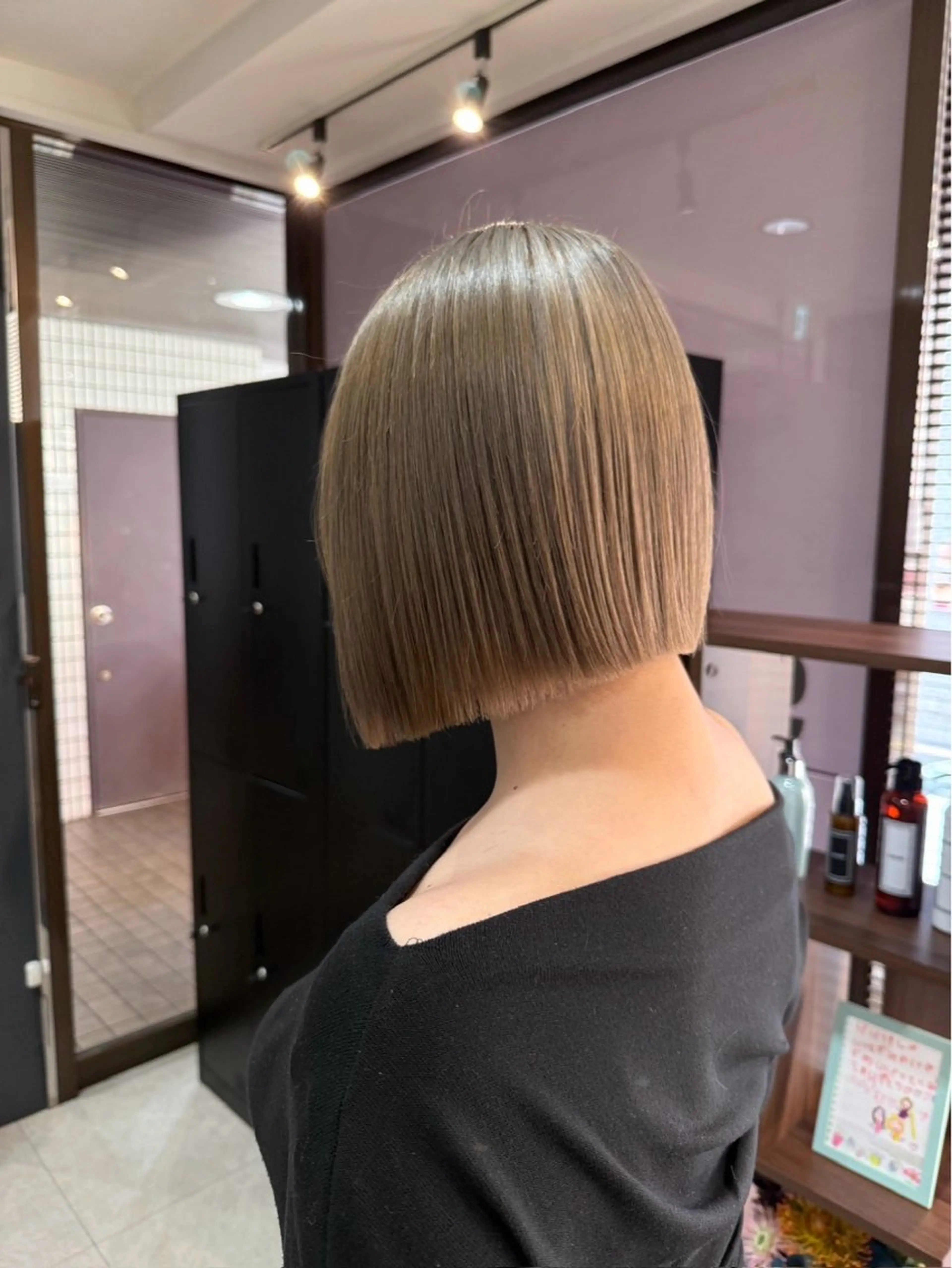 ミディアム ボブ 宮嶋 蓮のヘアスタイル