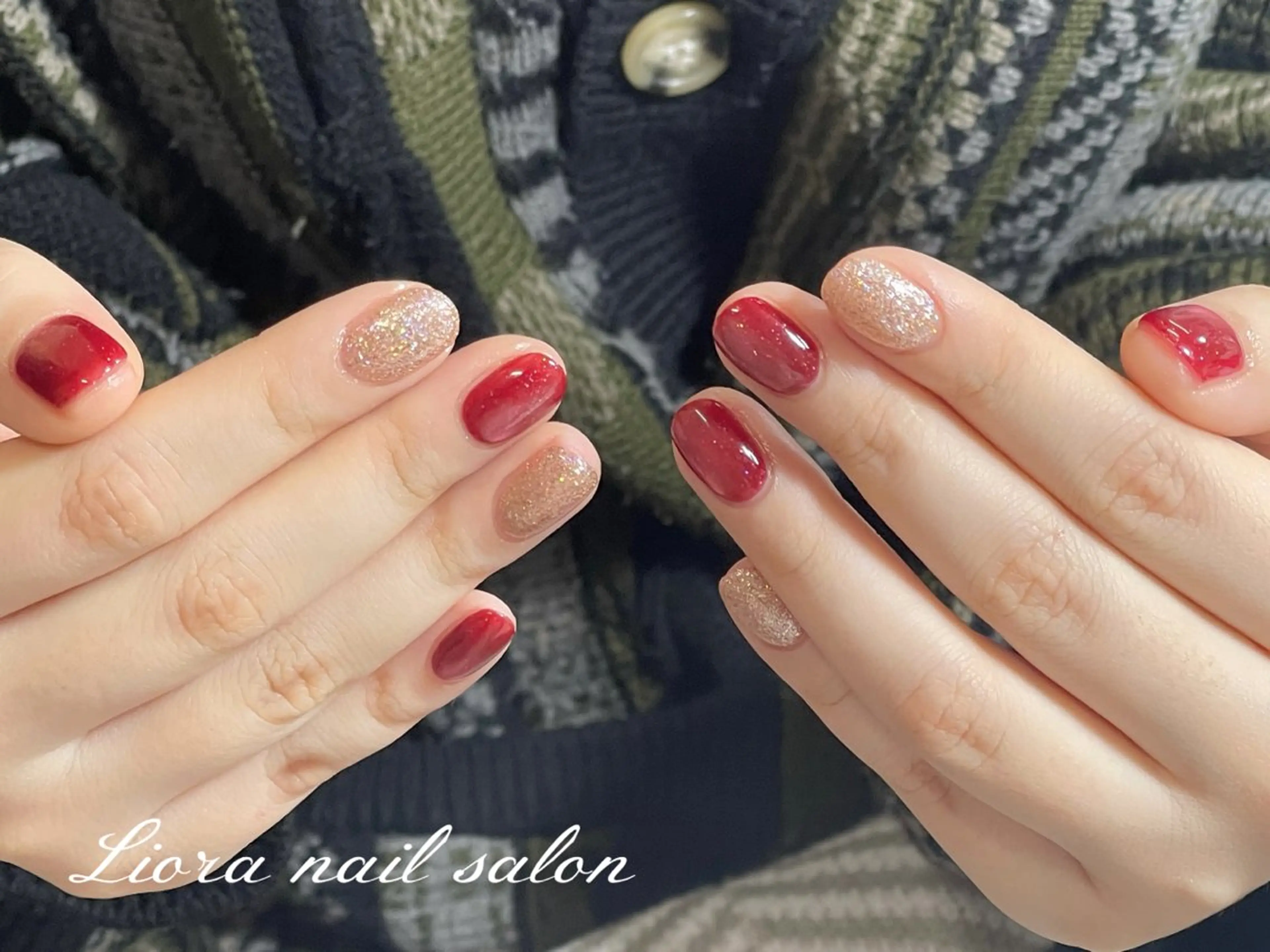 ネイル チークネイル フットネイル フレンチネイル ジェルネイル ガーリー ハンドネイル Liora nail スカルプ専門店のネイルデザイン