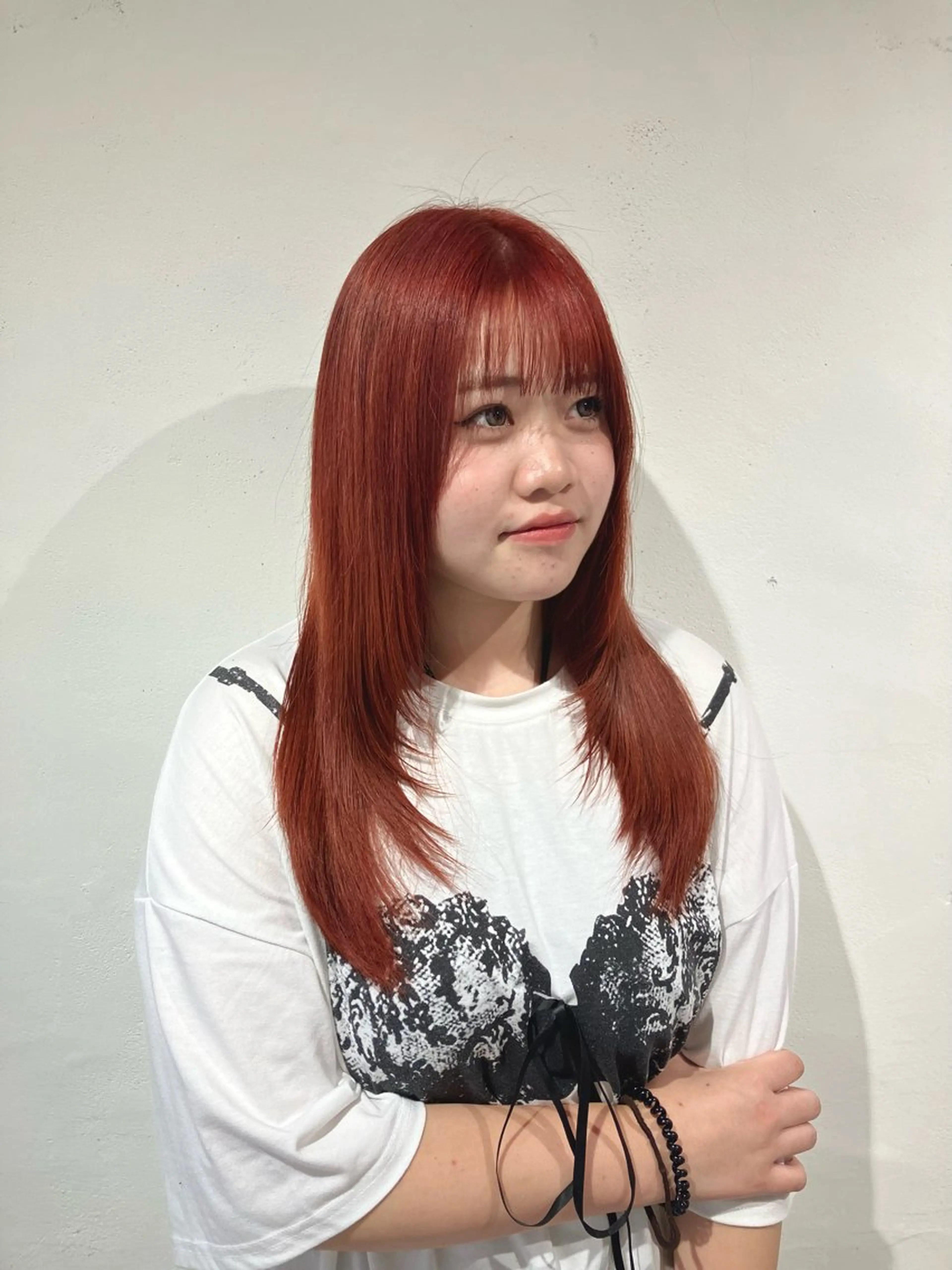 ロング カラー 透明感カラー🎀／ 寒色カラー／マツエクのヘアスタイル