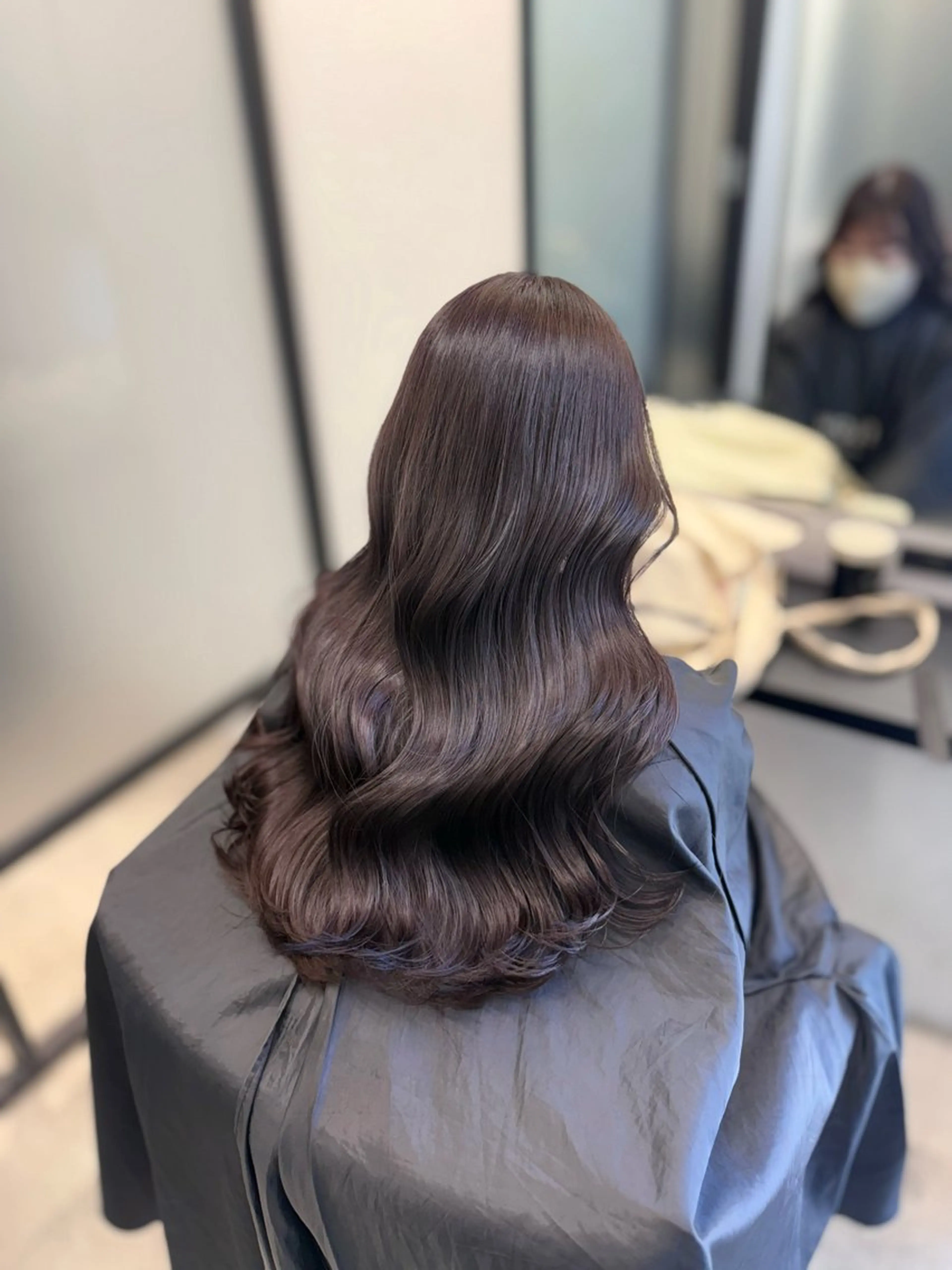 セミロング カラー ヘアアレンジ EMANON池袋3rd所属・ダブルカラー｜ なおき｜池袋美容師のヘアスタイル