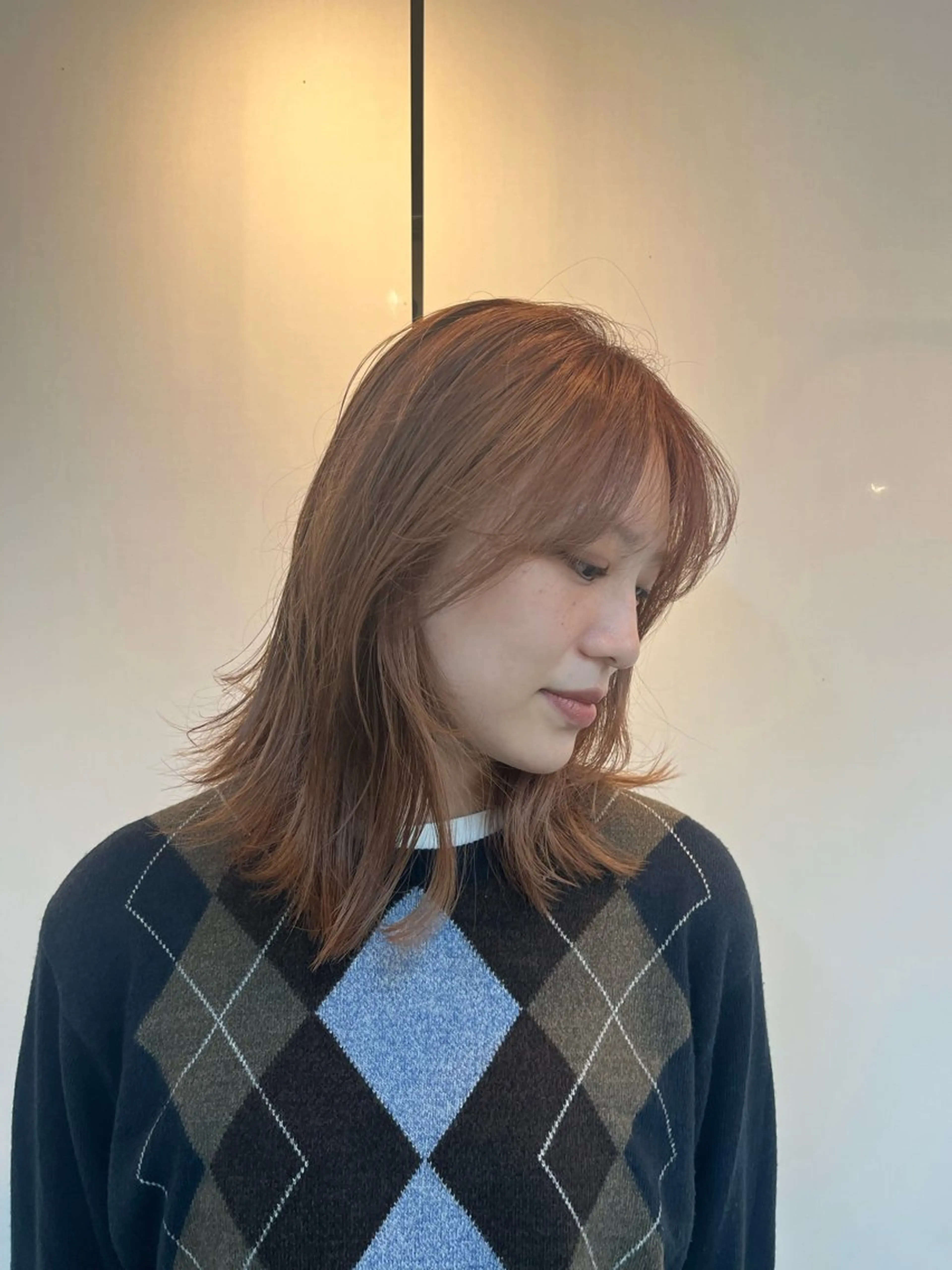 ミディアム イシイ モエカのヘアスタイル