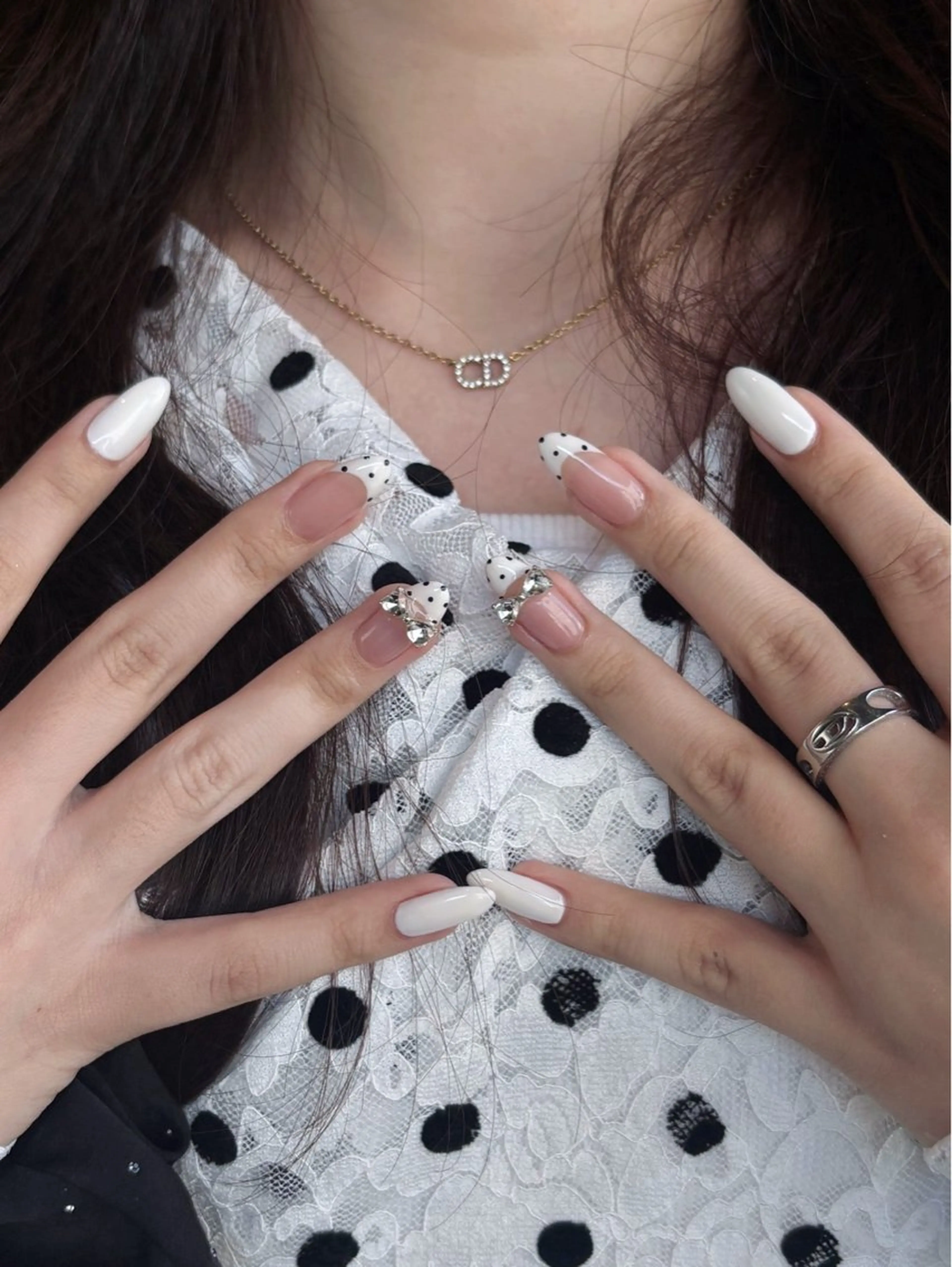 ネイル ハンドネイル 【Zina京都駅前】 きぬがわ らむのネイルデザイン