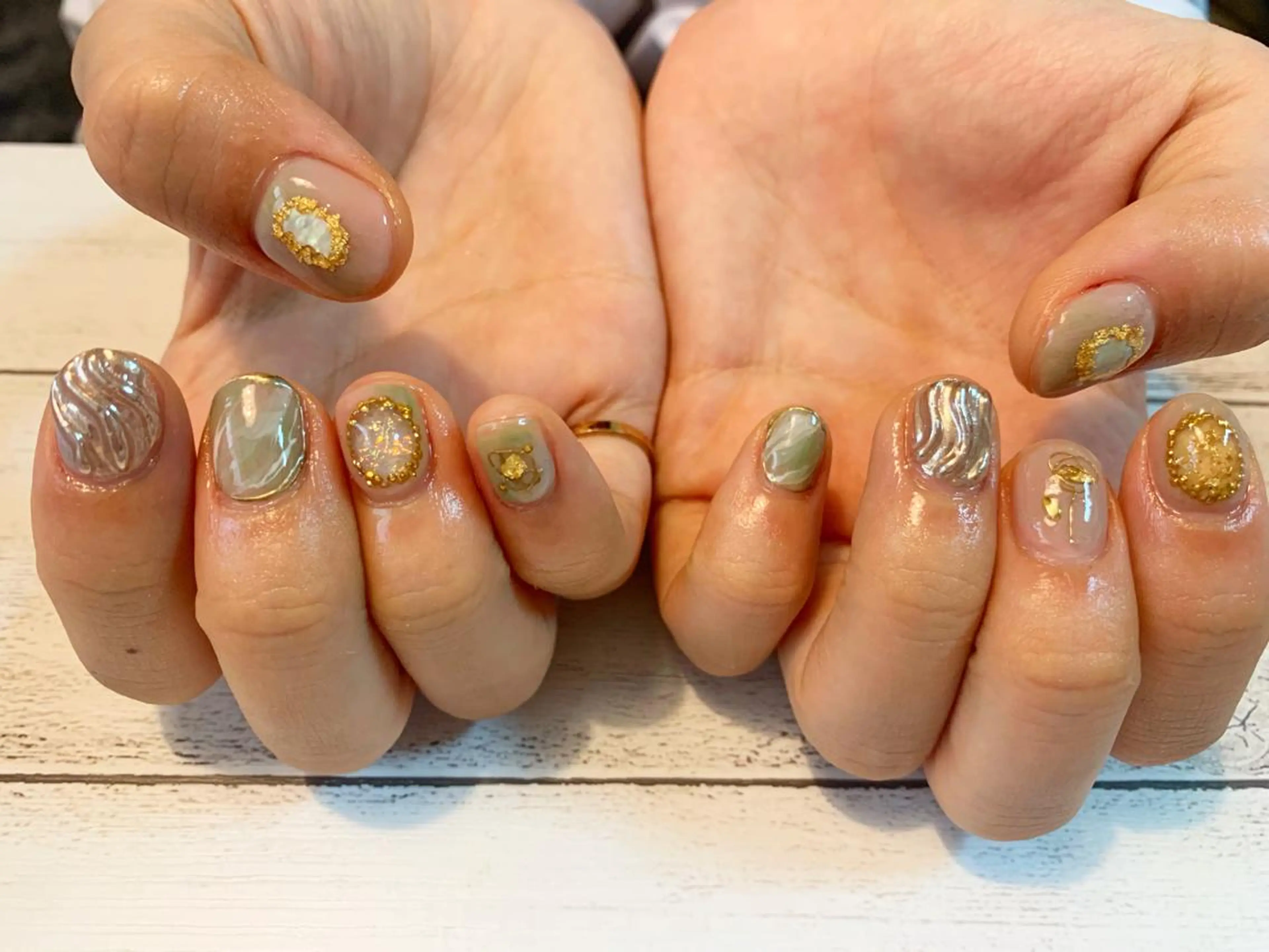 ネイル ハンドネイル GéRanium Harukaのネイルデザイン