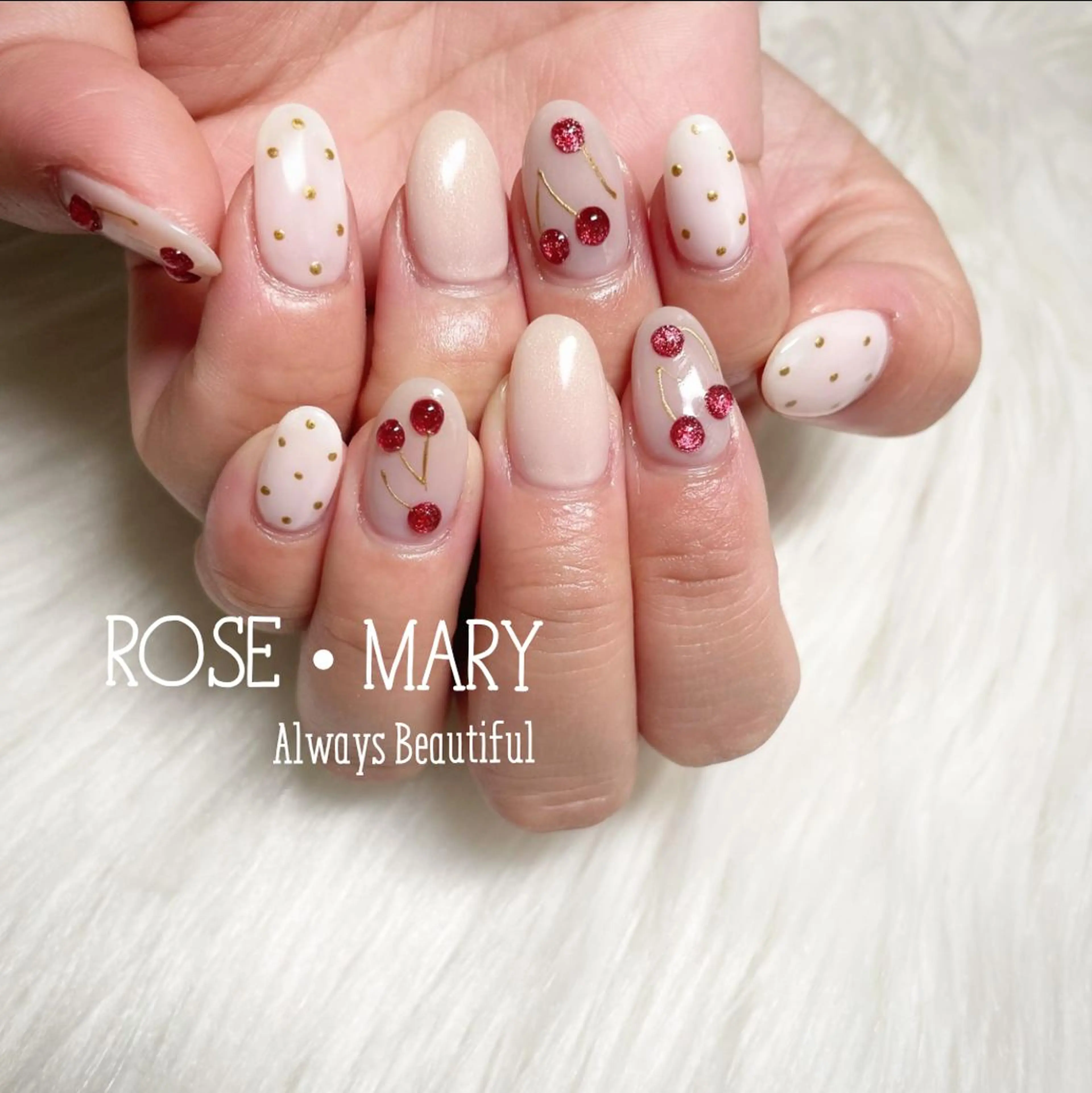 ネイル ハンドネイル ROSE・ MARY 鈴木のネイルデザイン
