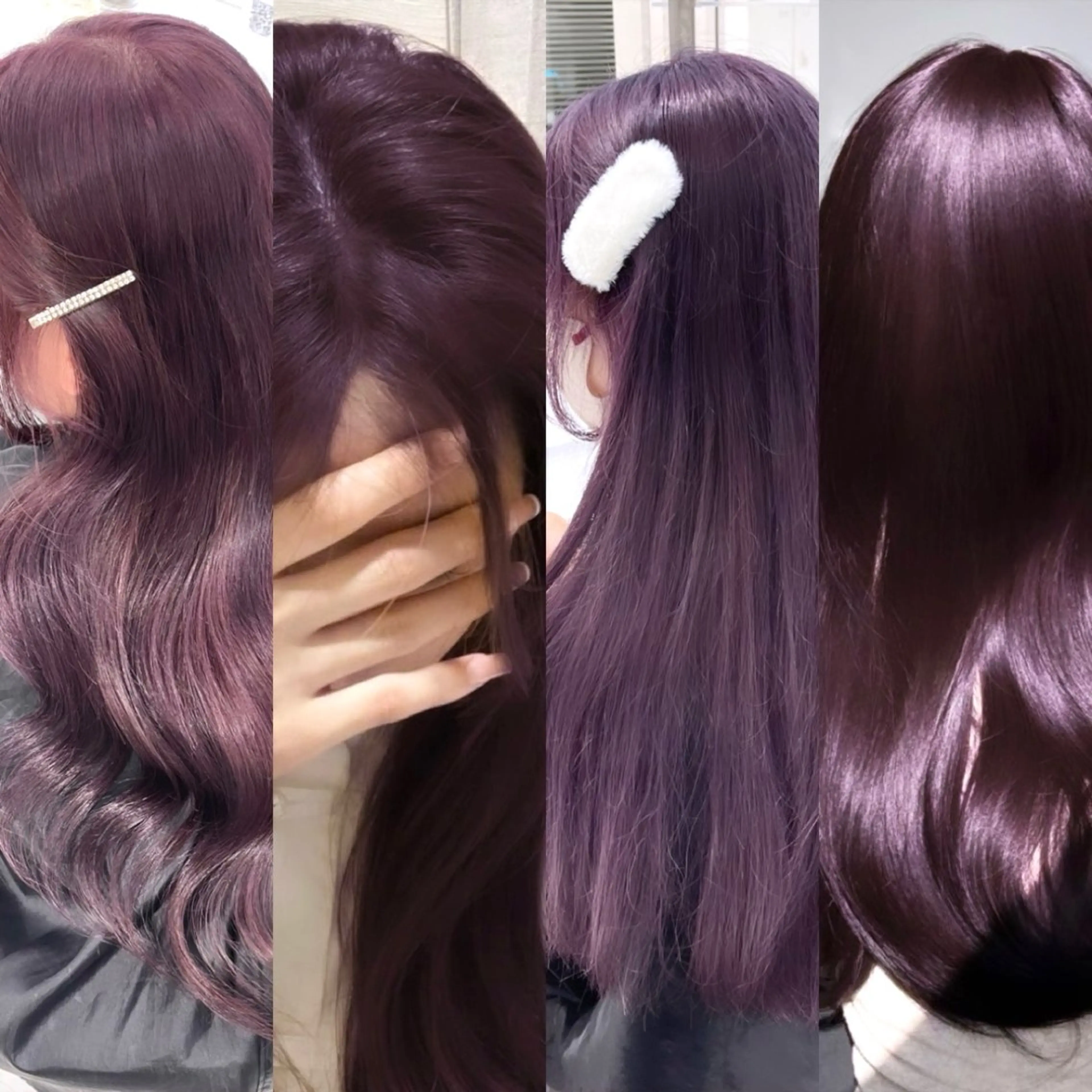 ロング カラー ヘアアレンジ 𝘳𝘺𝘰𝘬𝘢 髪質改善／ブリーチのヘアスタイル