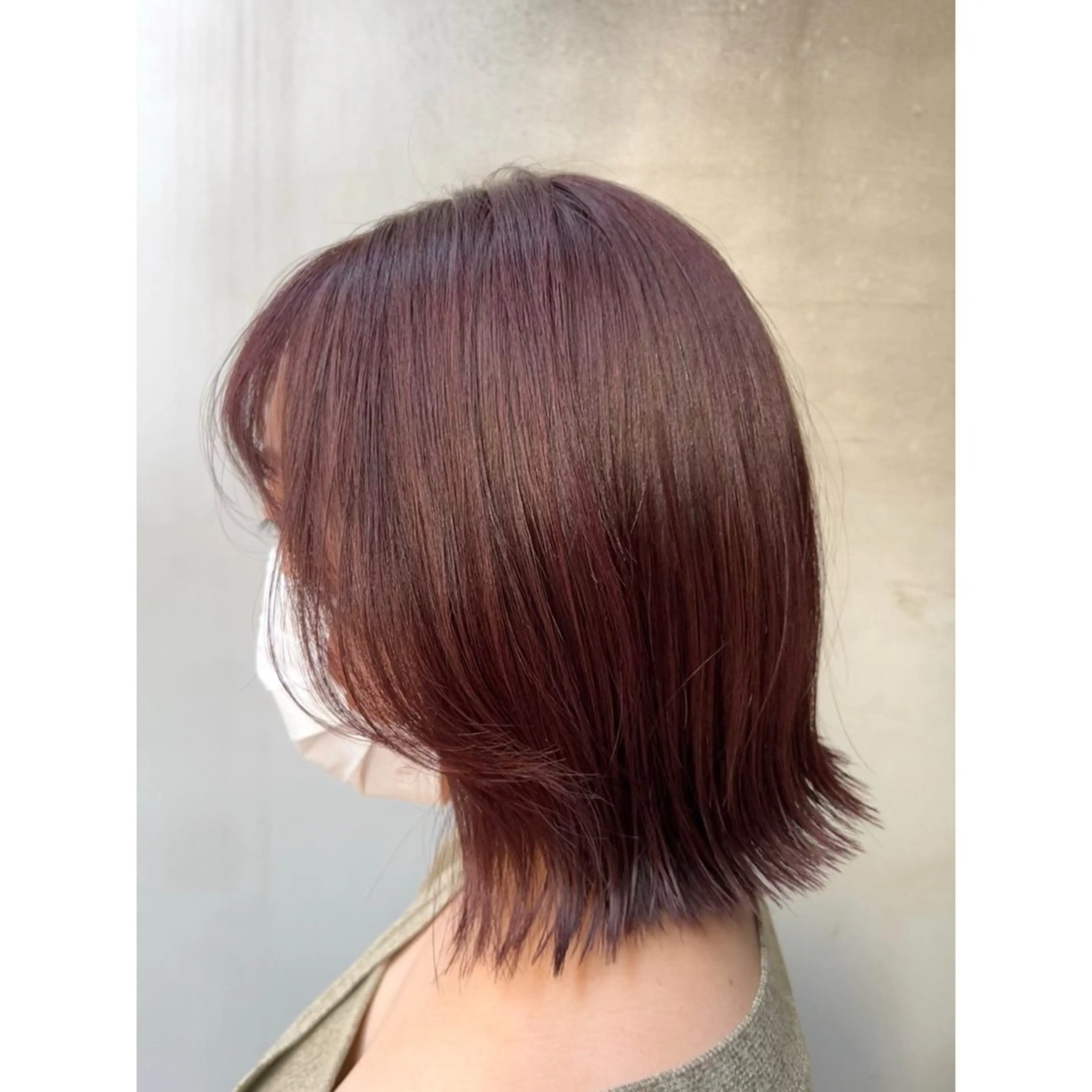 ショート カラー ブリーチ ラベンダーカラー ブリーチなしカラー ピンクカラー ピンクラベンダー ヘアカラー トリートメント ◎かしま◎暖色ｶﾗｰ /ﾒﾝｽﾞﾊﾟｰﾏのヘアスタイル