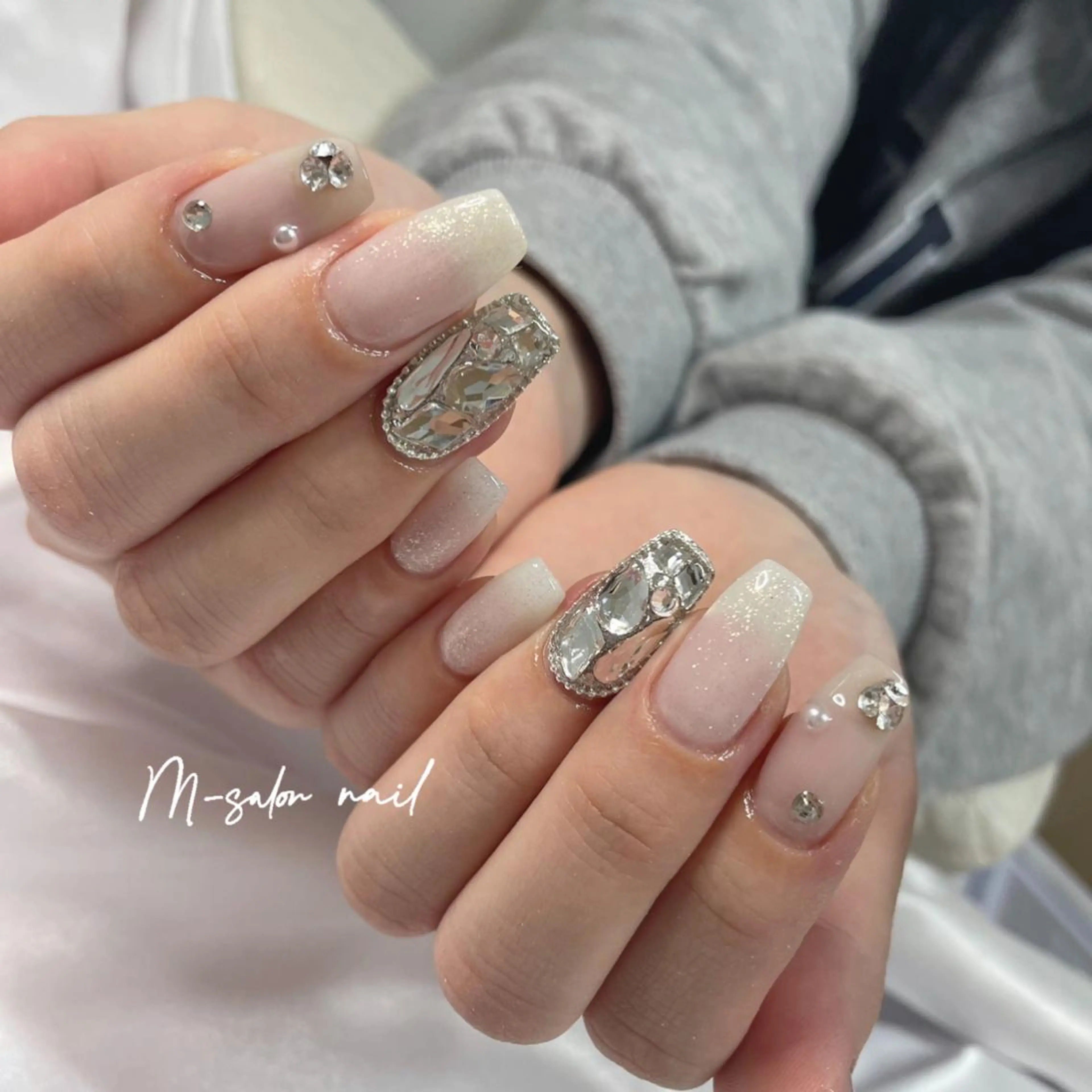 ネイル ハンドネイル 韓国/網紅/パーツ M-salonのネイルデザイン