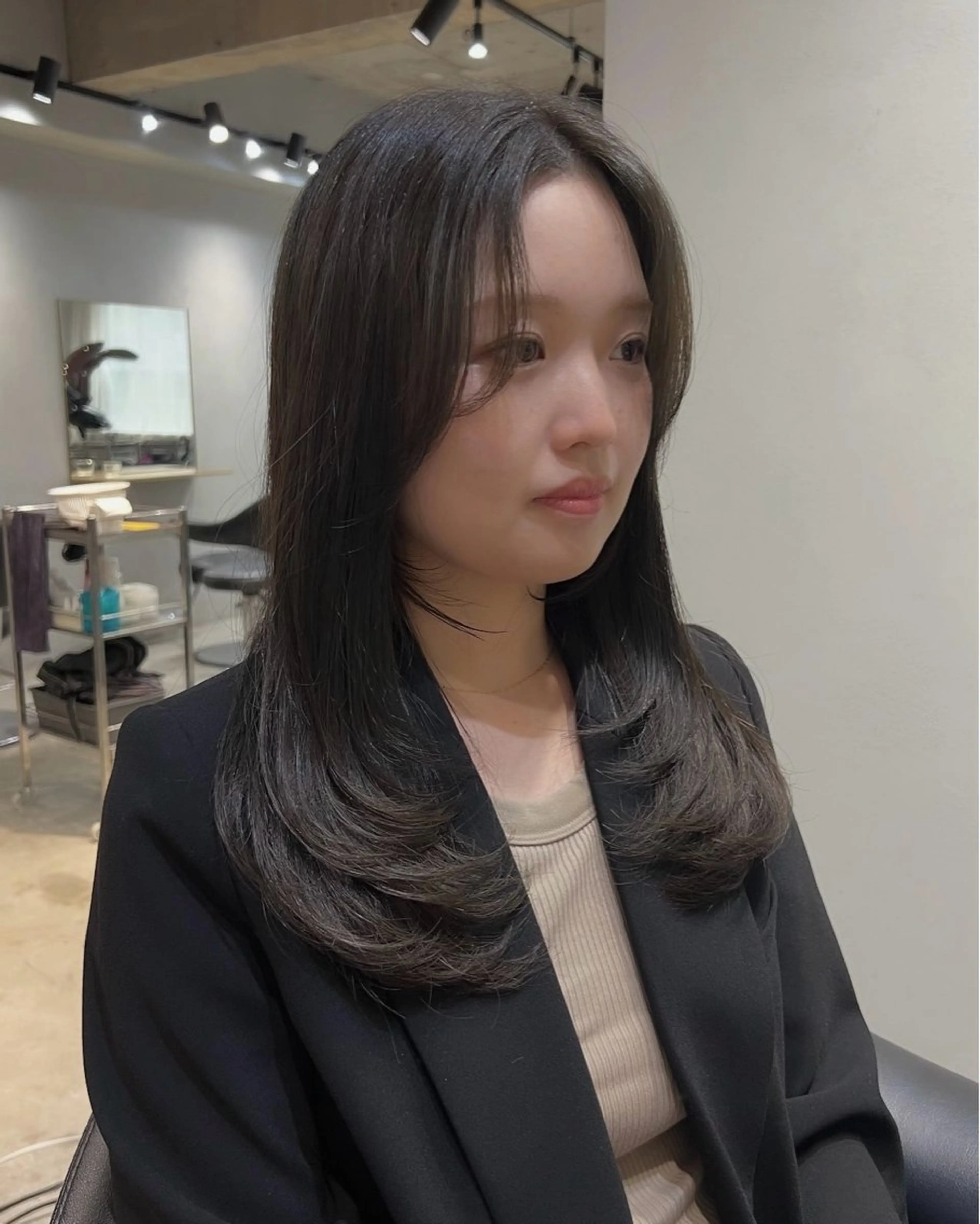 ロング カラー カット ヘアカラー トリートメント akane/ボブ /ブラウンベージュのヘアスタイル