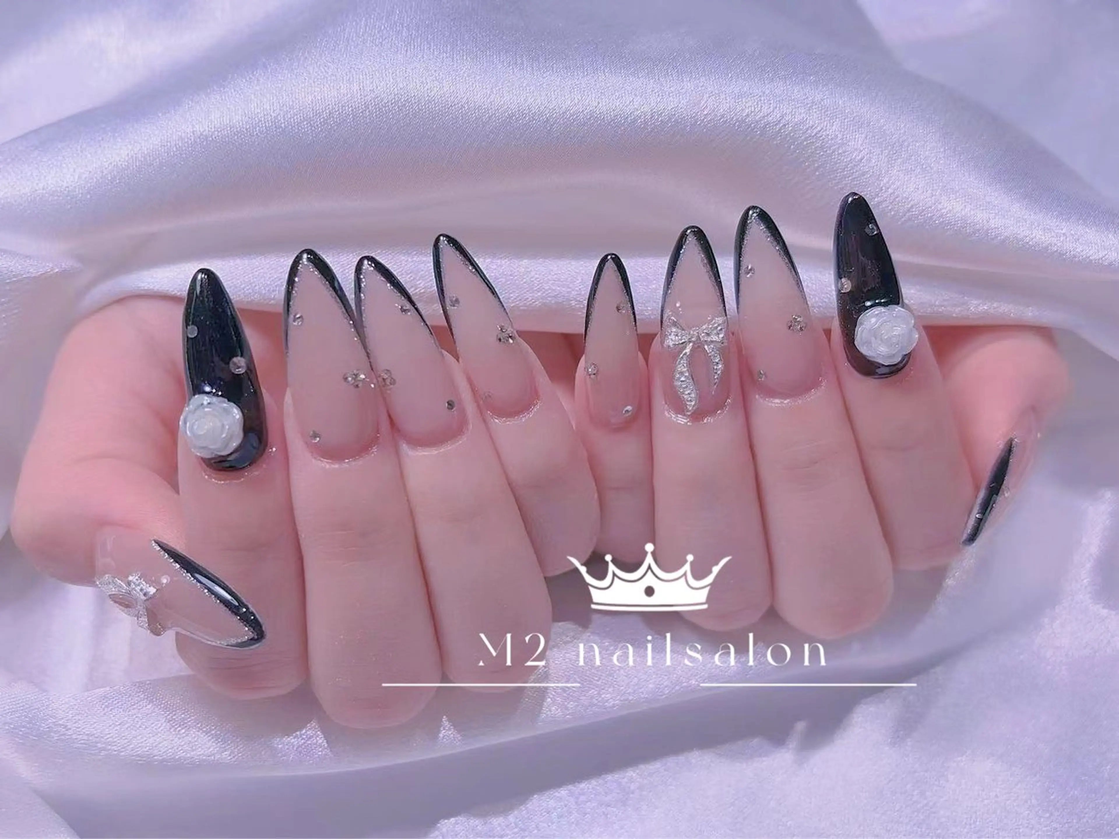 ネイル ハンドネイル 長さだし専門店 M2 rikaのネイルデザイン