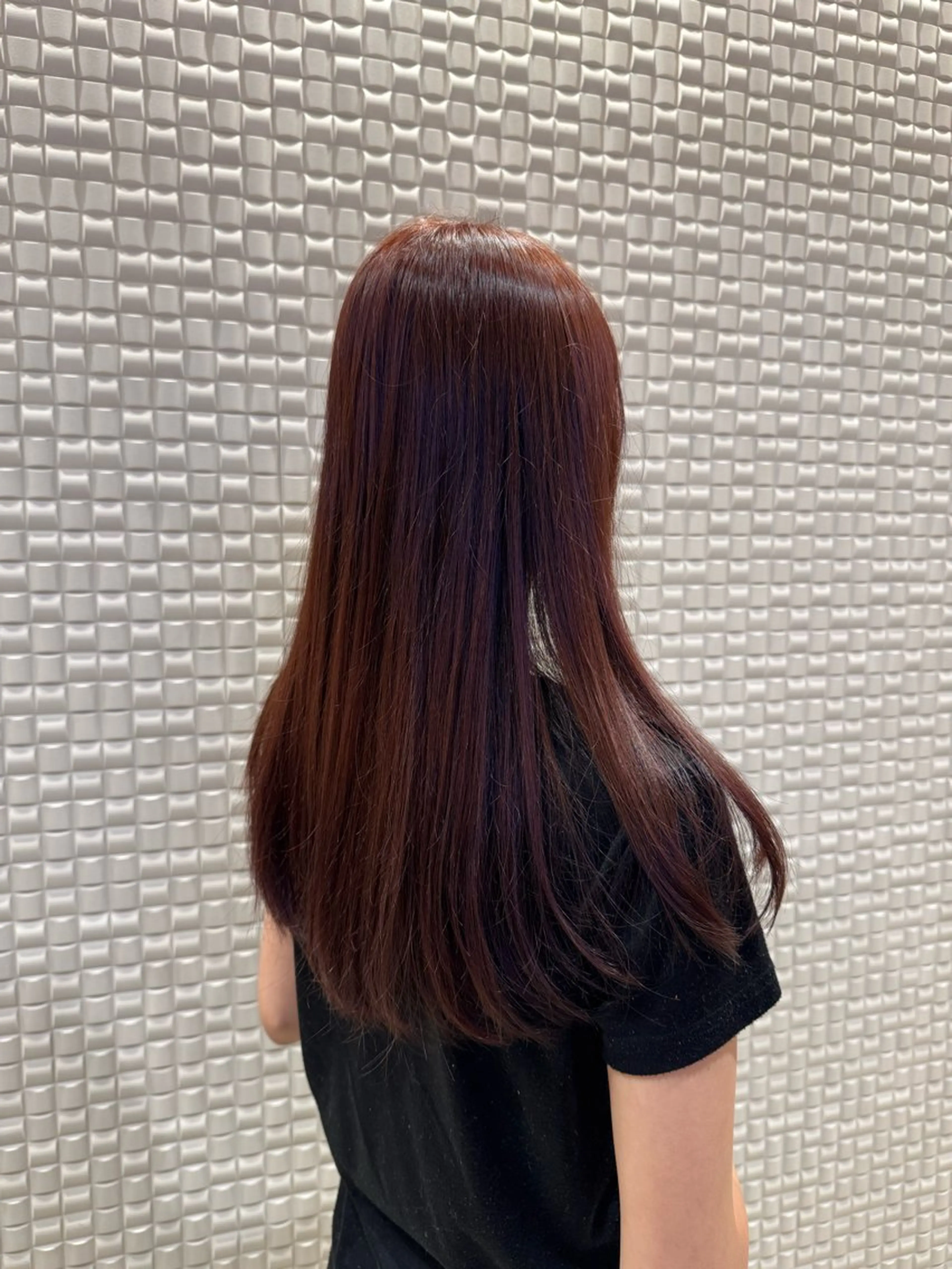 ロング カラー オレンジ ピンクカラー ヘアカラー トリートメント rin/渋谷 /モデル募集中✨️のヘアスタイル