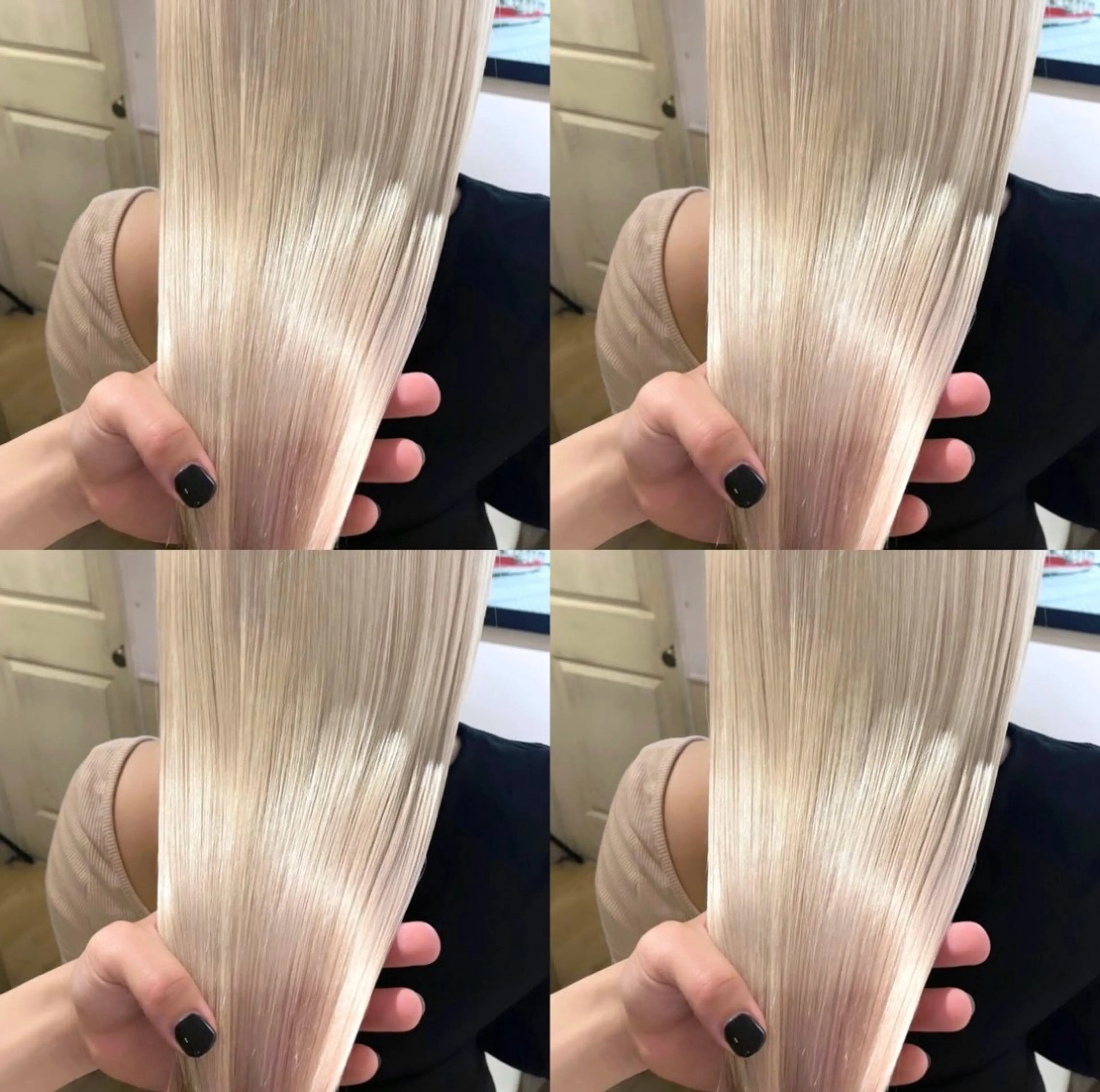 ロング ヘアカラー トリートメント 髪質改善 /絹髪🫧ゆたかのヘアスタイル