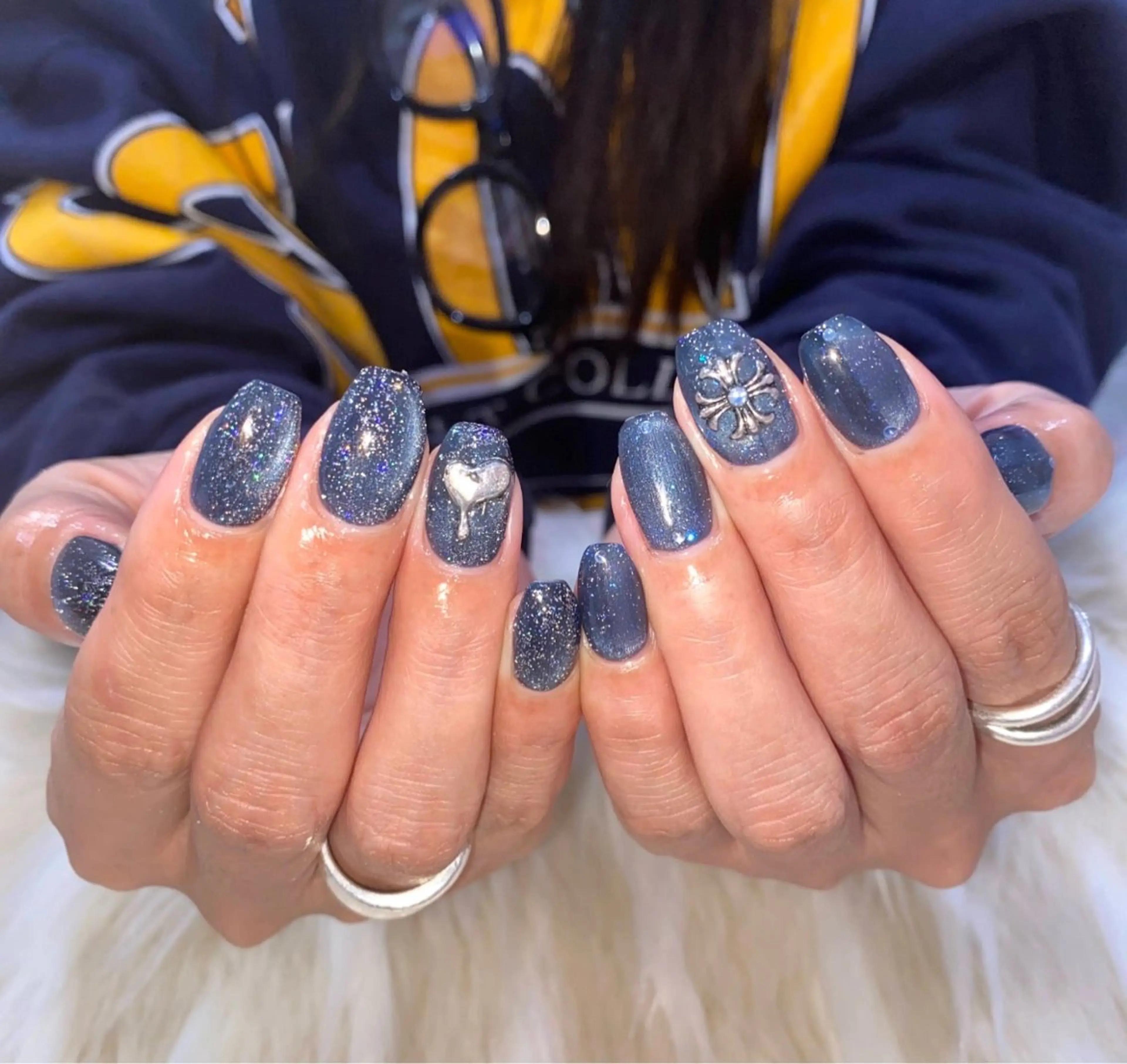 ネイル 長さ出し フラッシュネイル フレンチネイル ジェルネイル グラデーション ハンドネイル Nail&eye Belire 新宿のネイルデザイン