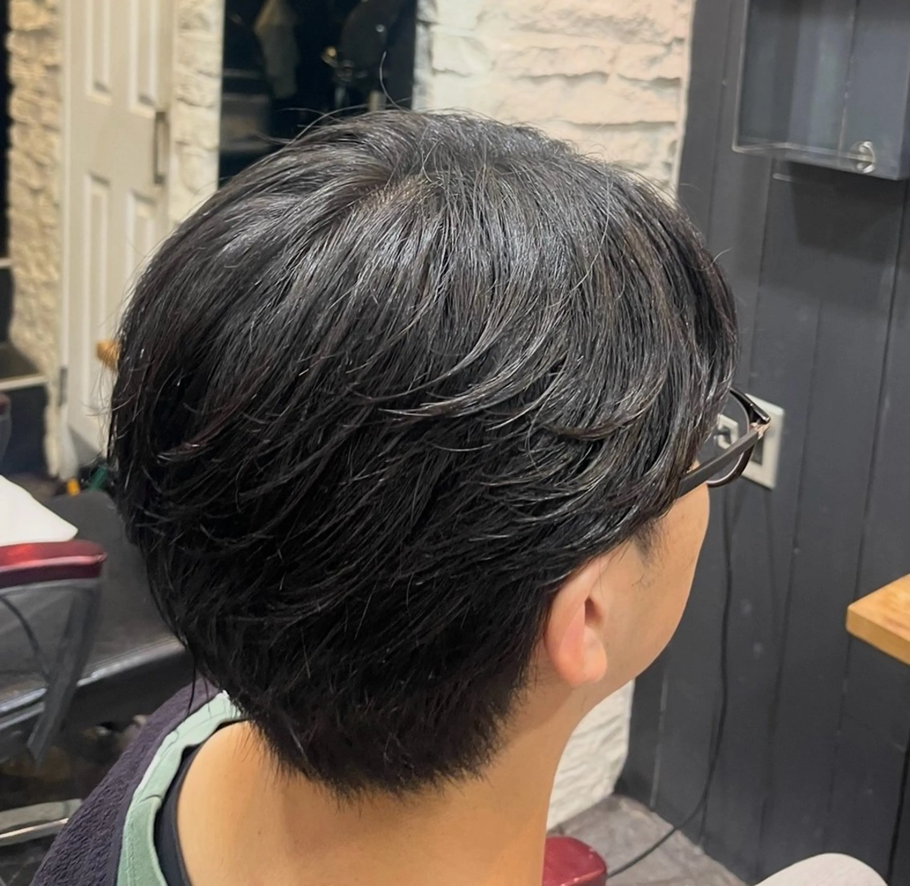 パーマ メンズ カットモデル/上村 コウスケのヘアスタイル