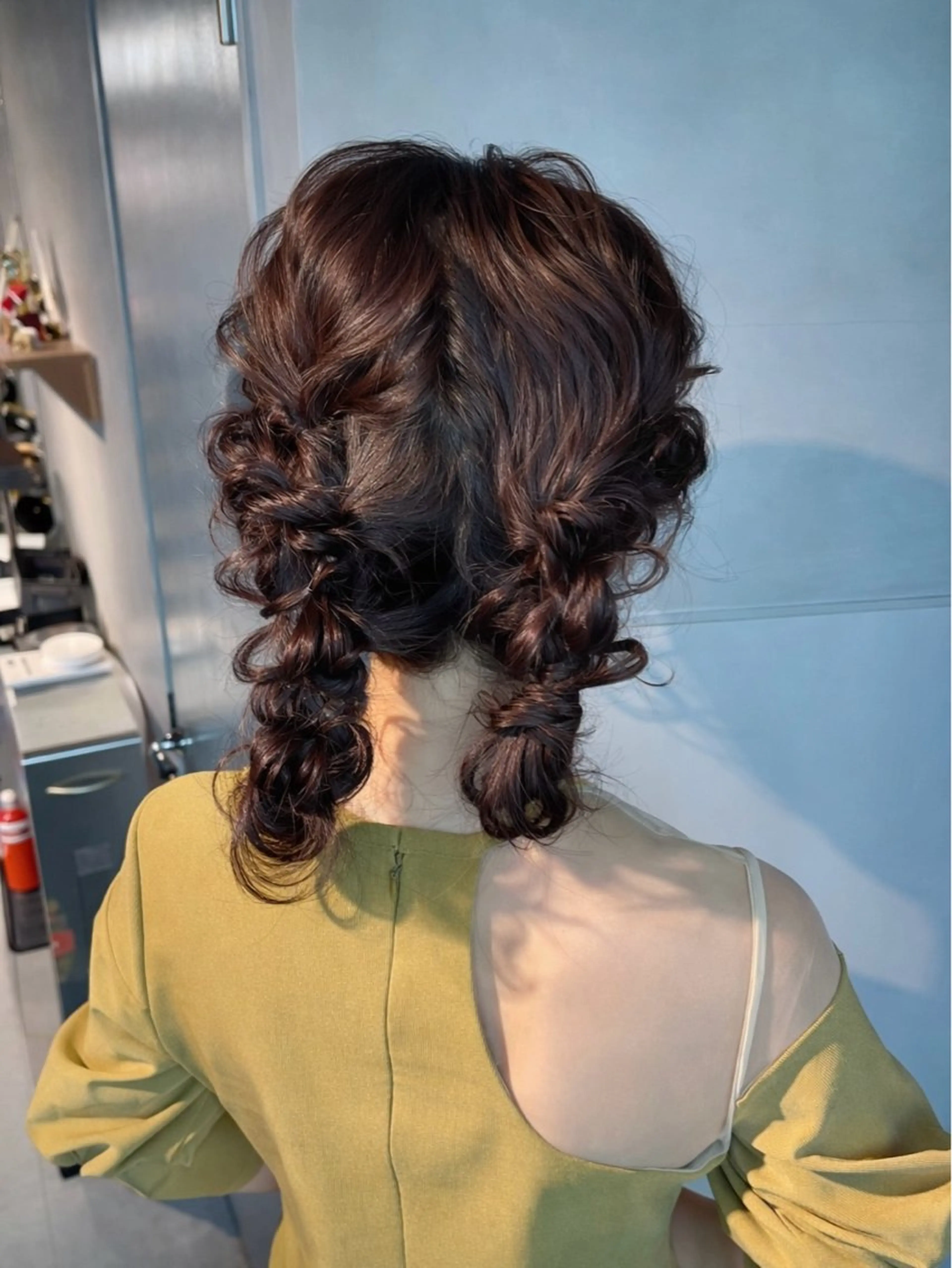 ヘアアレンジ 結婚式・ブライダル 卒業式のヘアスタイル ヘアセット charm《銀座》 ヘアセット/縮毛矯正のヘアスタイル