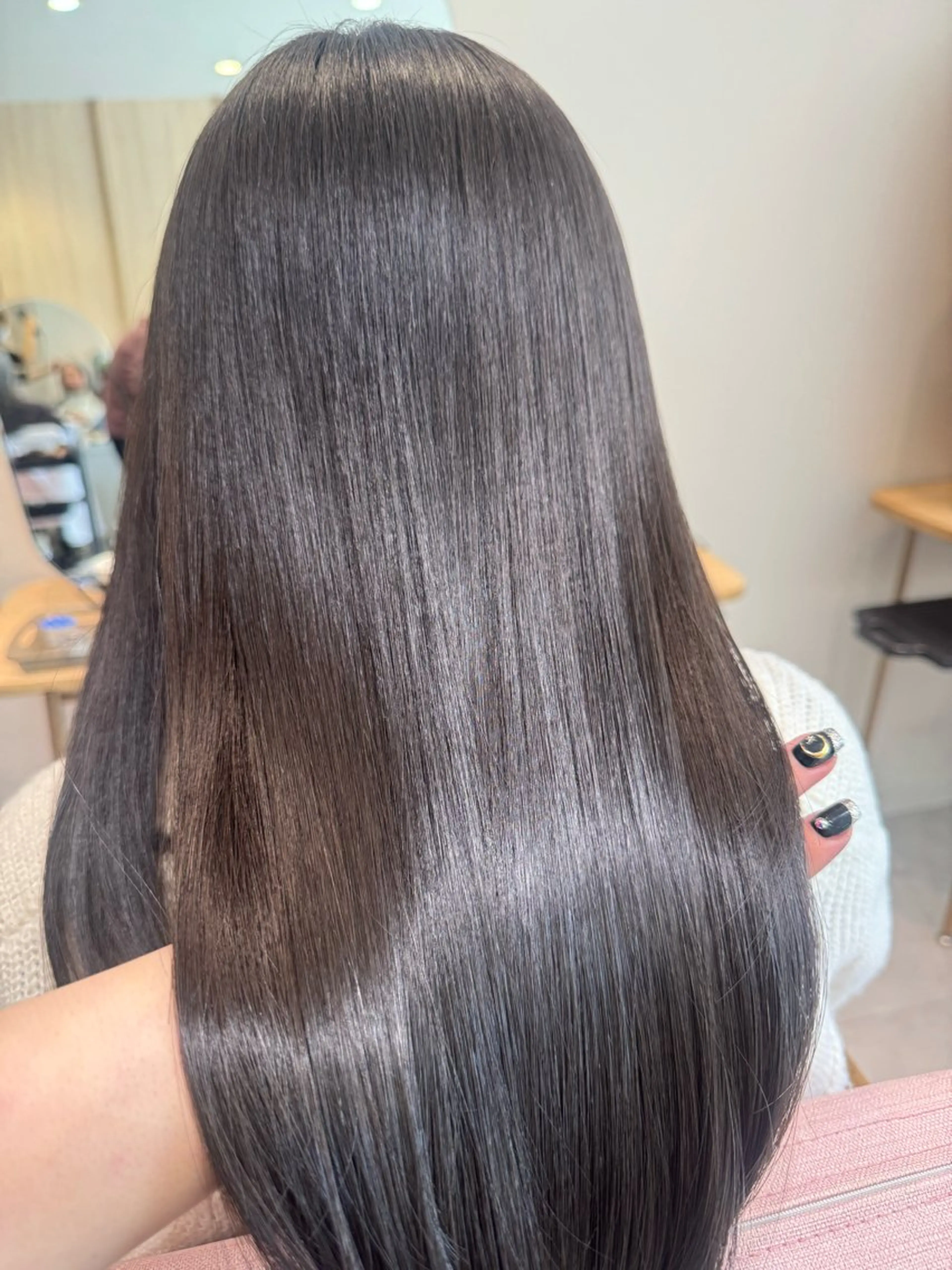 ロング カラー カット ヘアカラー 縮毛矯正 BELLE by revo所属・𝘀𝗮𝗲 ⑅*/ 艶髪/ショートボブのヘアスタイル