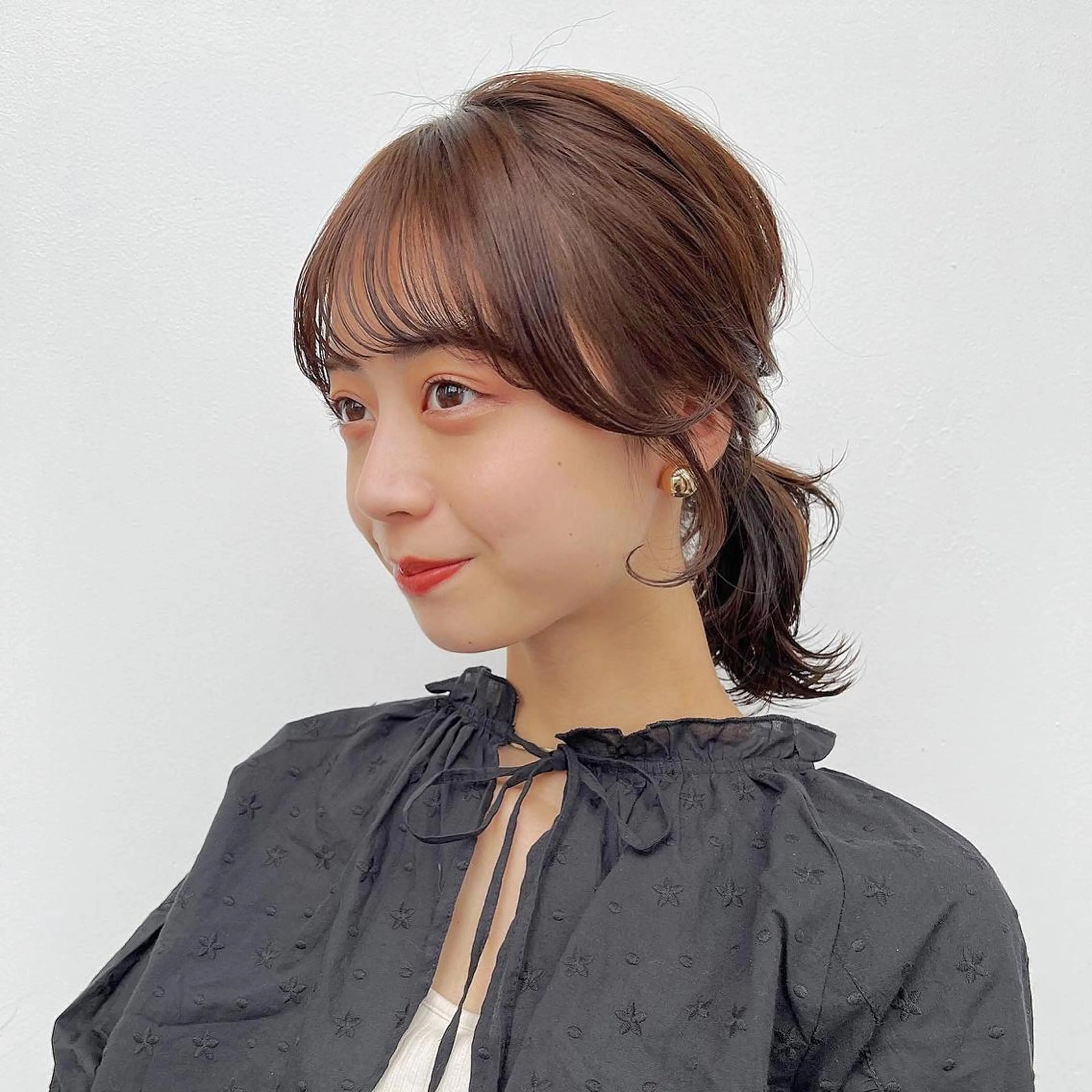 ミディアム カラー 透明感カラー グレージュ 🌱ボブ/レイヤー/ ベージュ/あやみ✨のヘアスタイル