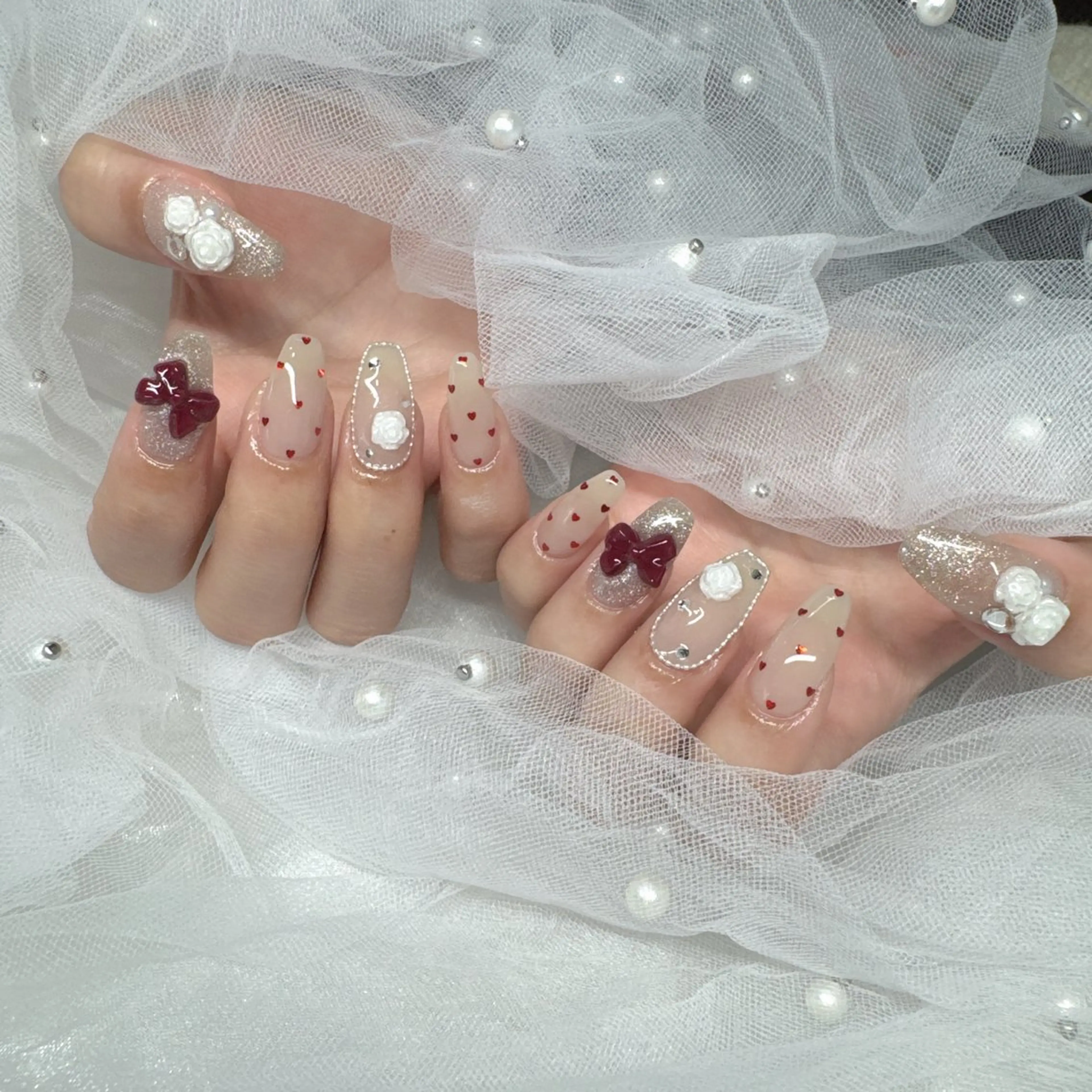 ネイル ハンドネイル ☁️BLITZ 🎀笠原雪音🎀のネイルデザイン