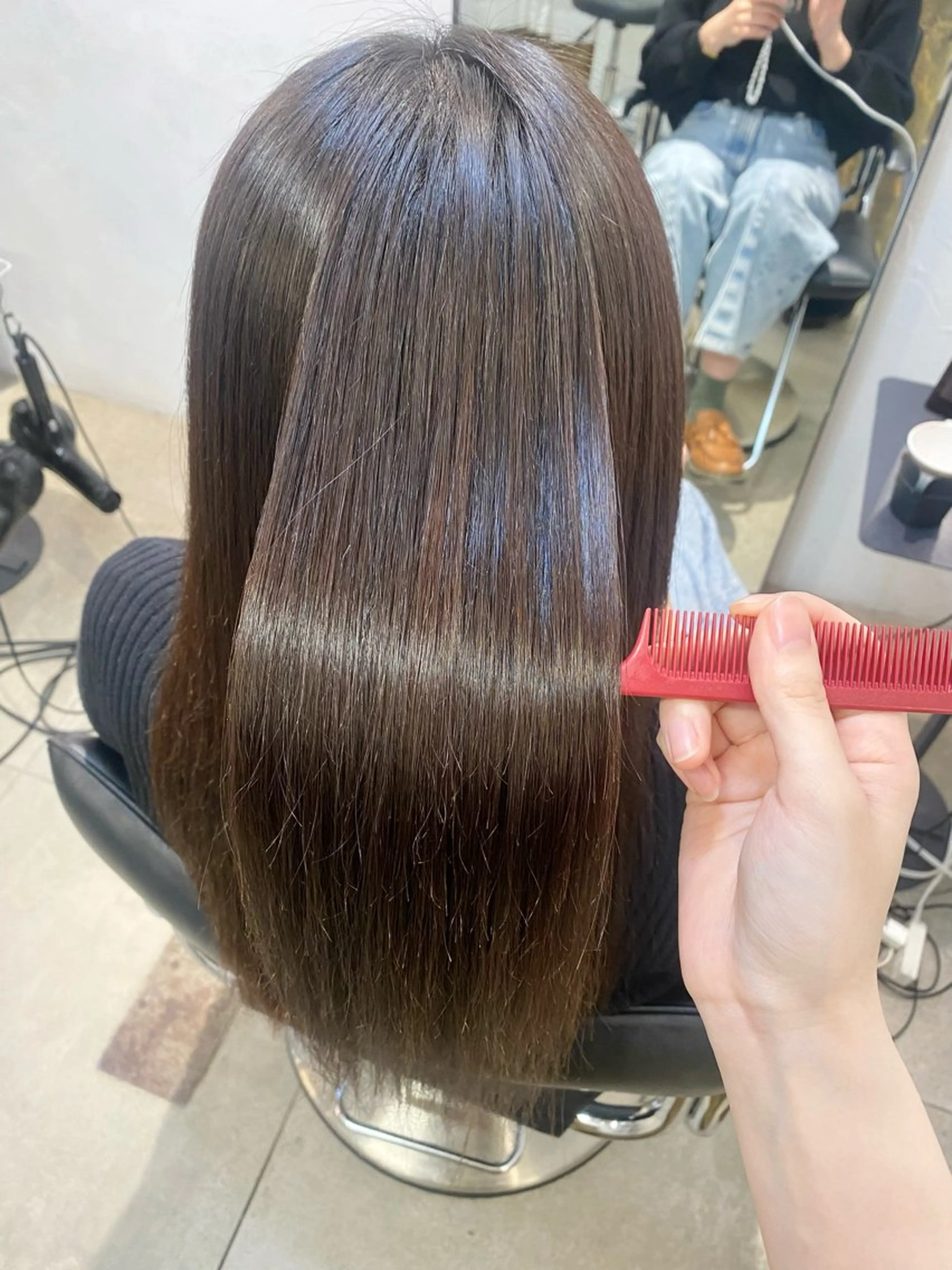 縮毛矯正 Lomalia hayaのヘアスタイル