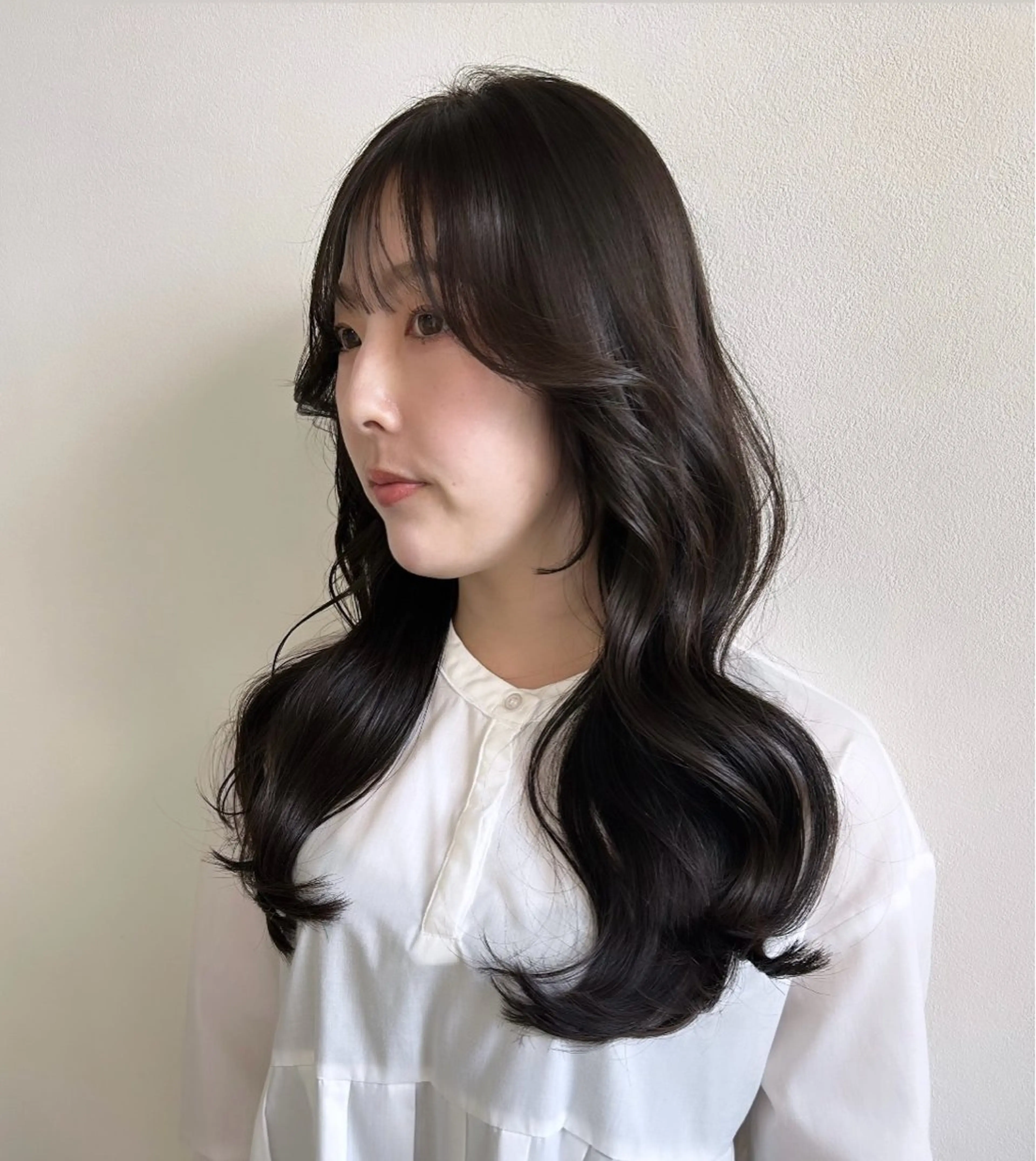 ロング カラー グレージュ 韓国風ヘア risako🇰🇷 韓国ヘア/レイヤーのヘアスタイル