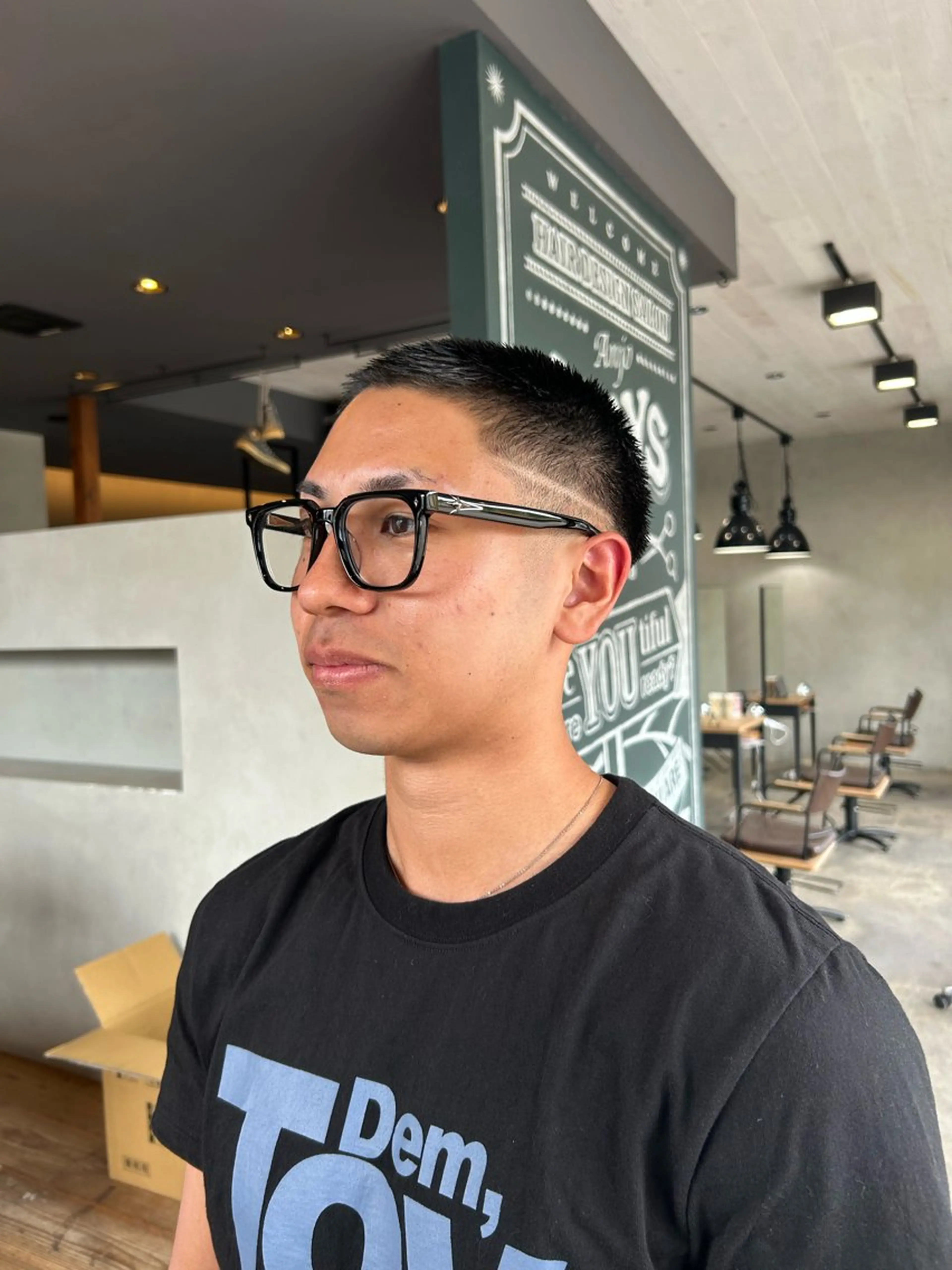 ショート メンズ フェードカット スキンフェード カット 🇺🇸メンズ特化 KYOYA💈のヘアスタイル