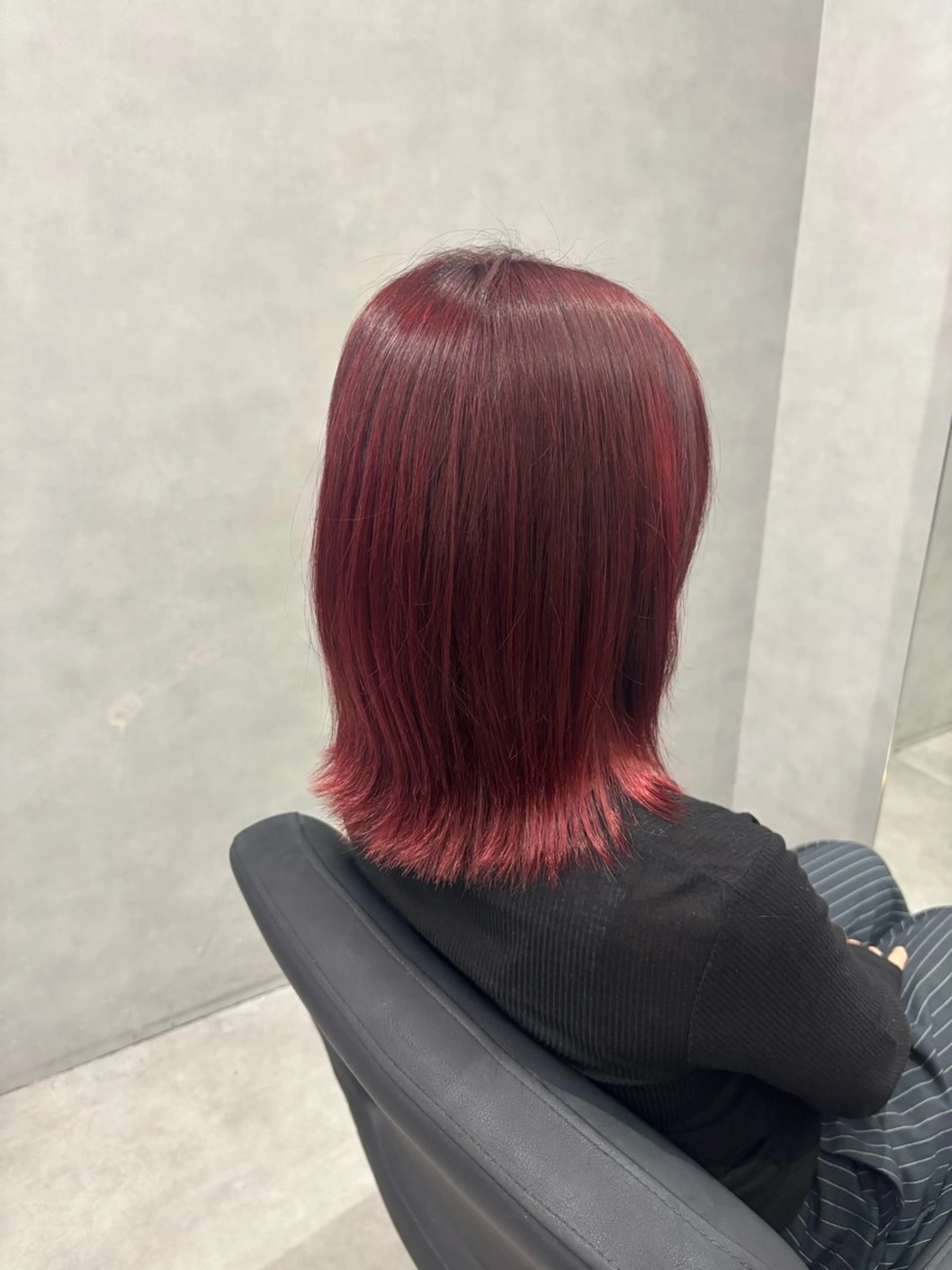 ミディアム カラー 顔周り🌸ジエクト 🌸濱吉優希🌸のヘアスタイル