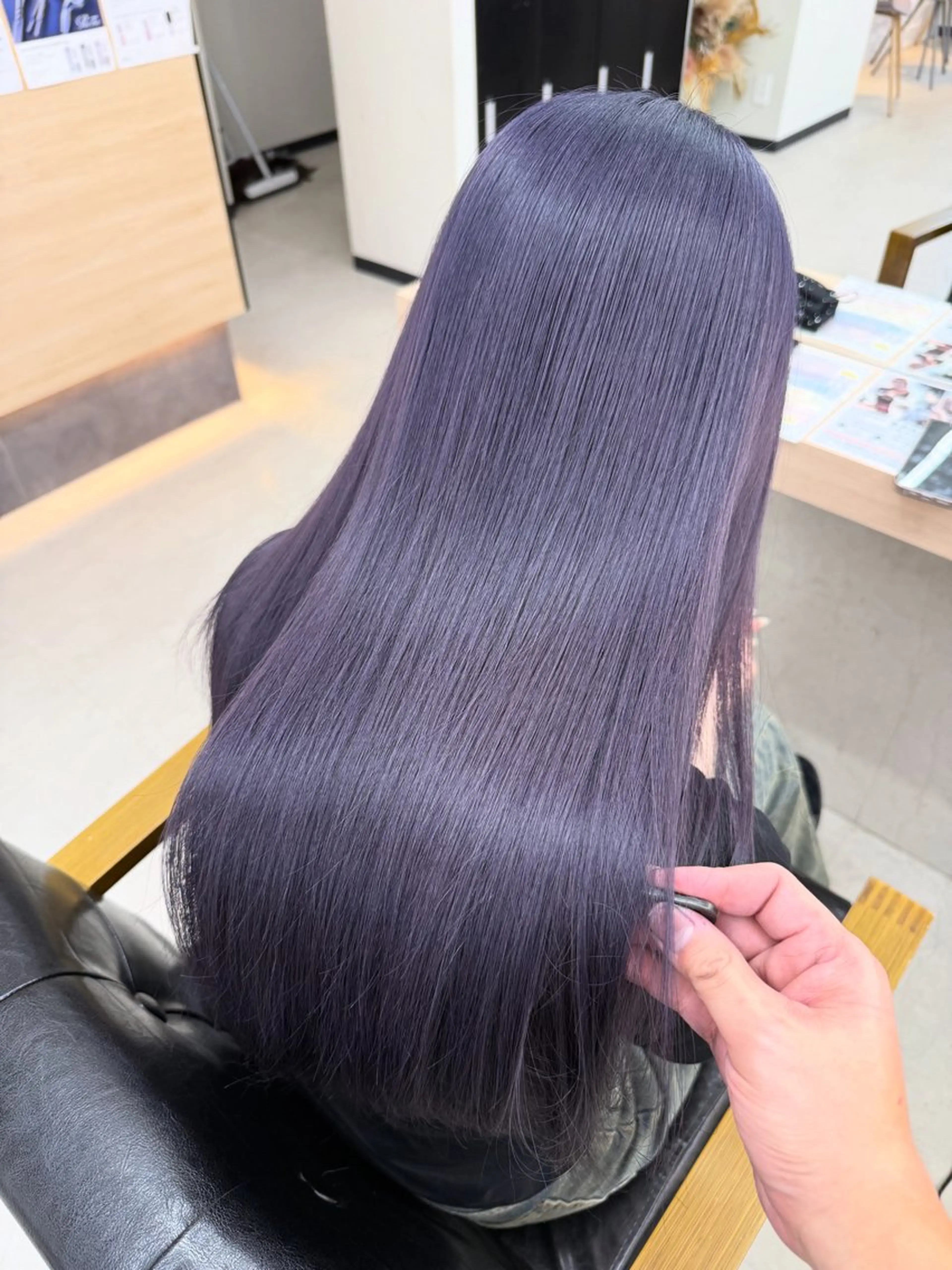 ロング カラー ヘアカラー トリートメント 𝐑𝐲𝐮𝐤𝐢 【店長】ALEAPのヘアスタイル