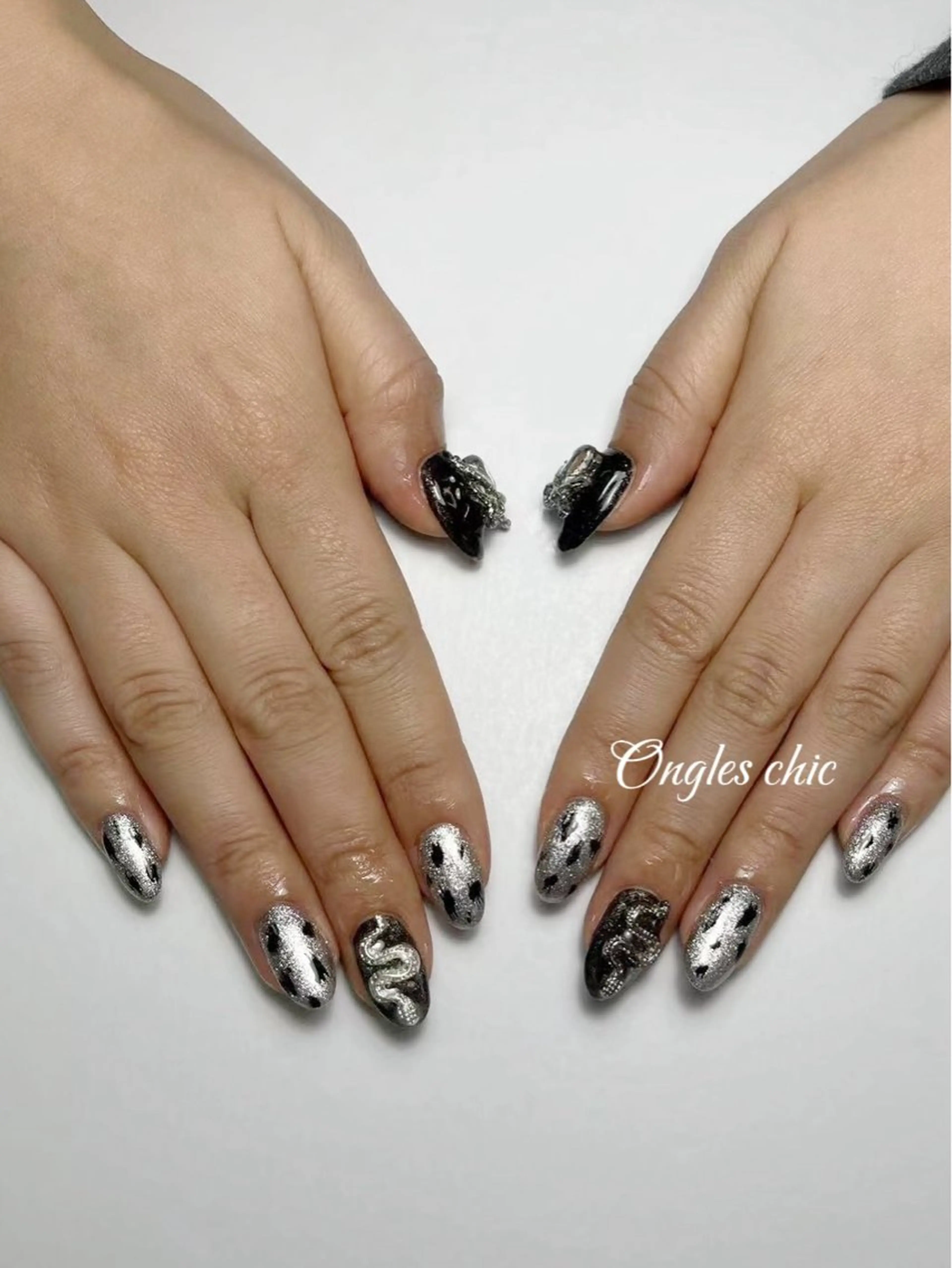 ネイル ハンドネイル ongles chicのネイルデザイン