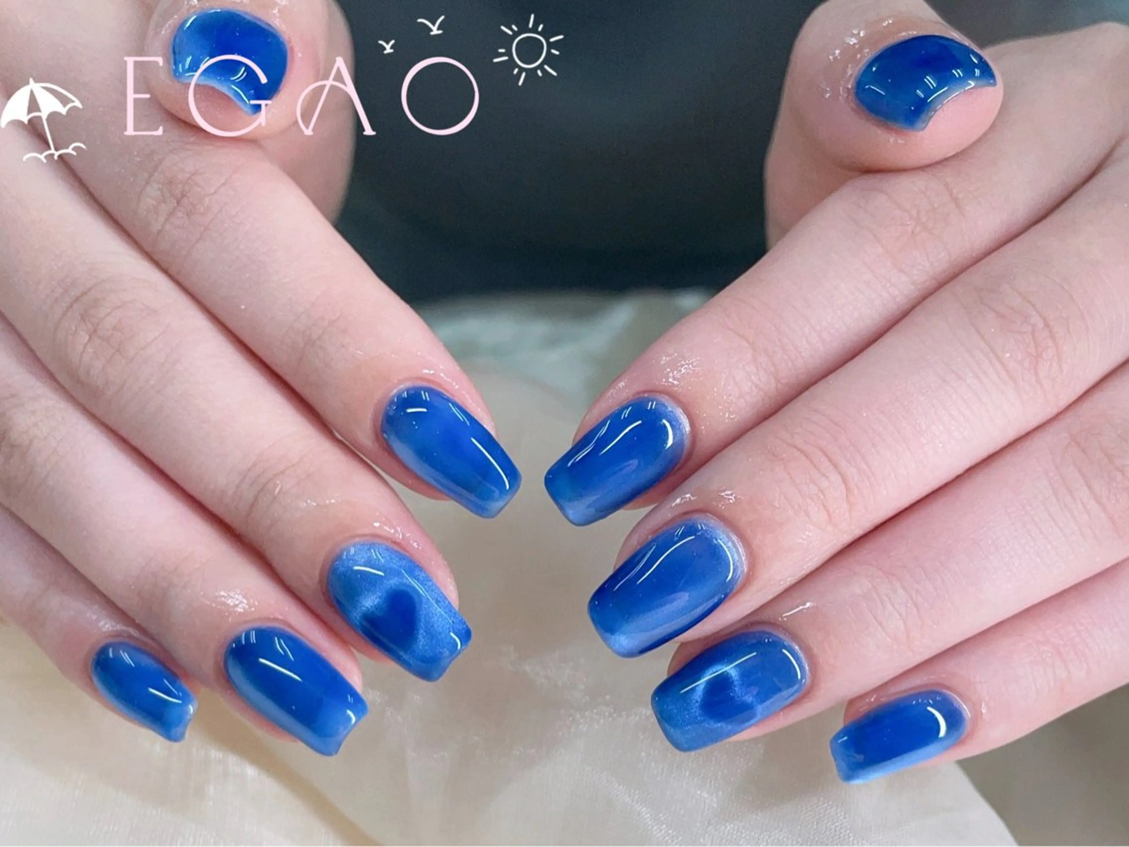 ネイル アートネイル フットネイル フレンチネイル ジェルネイル グラデーション ハンドネイル Egao Nail錦糸町店のネイルデザイン