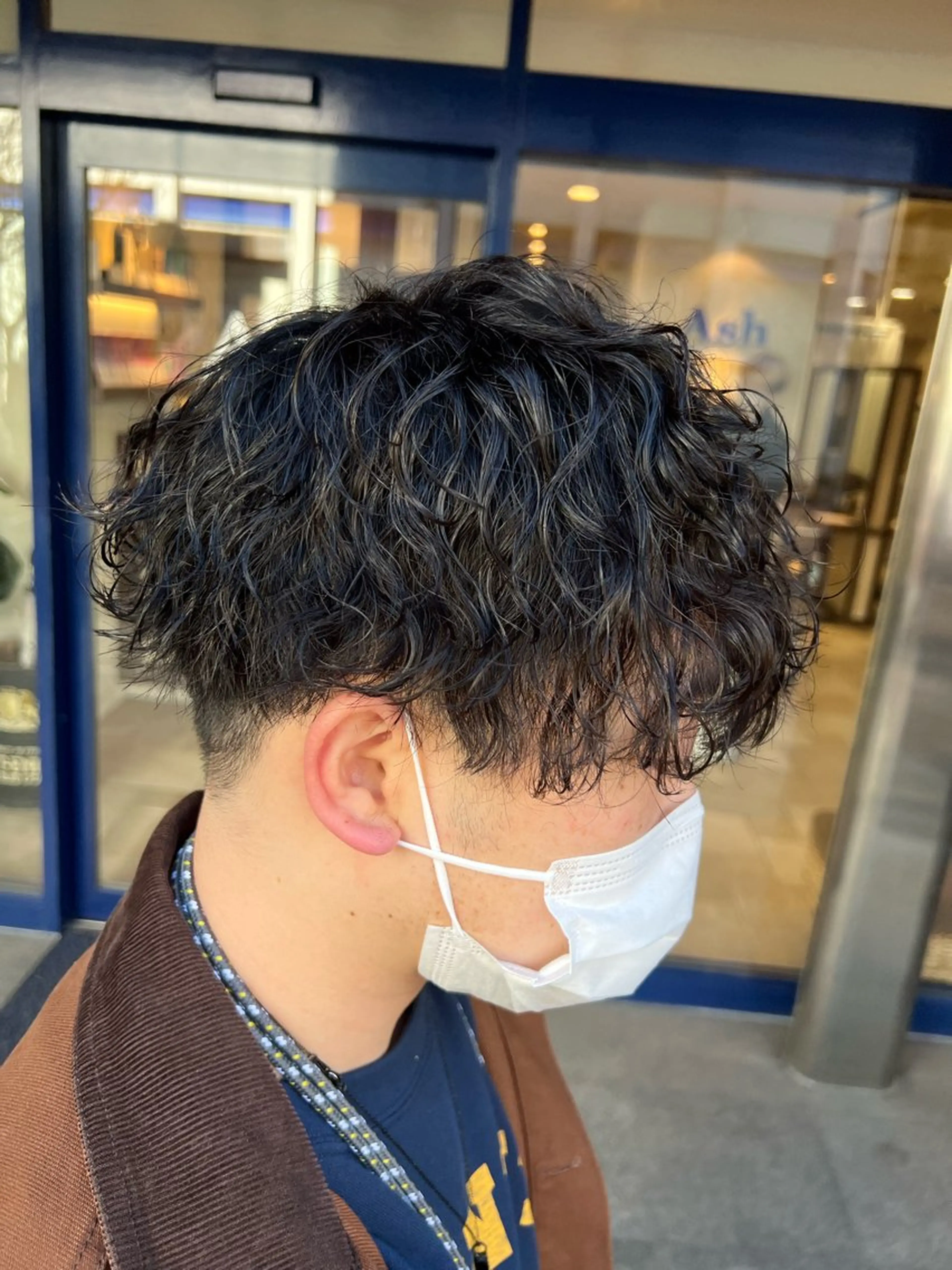 パーマ メンズ 波巻きパーマ カット パーマ トリートメント パーマ/縮毛矯正/ 店長 ・村田伊吹のヘアスタイル