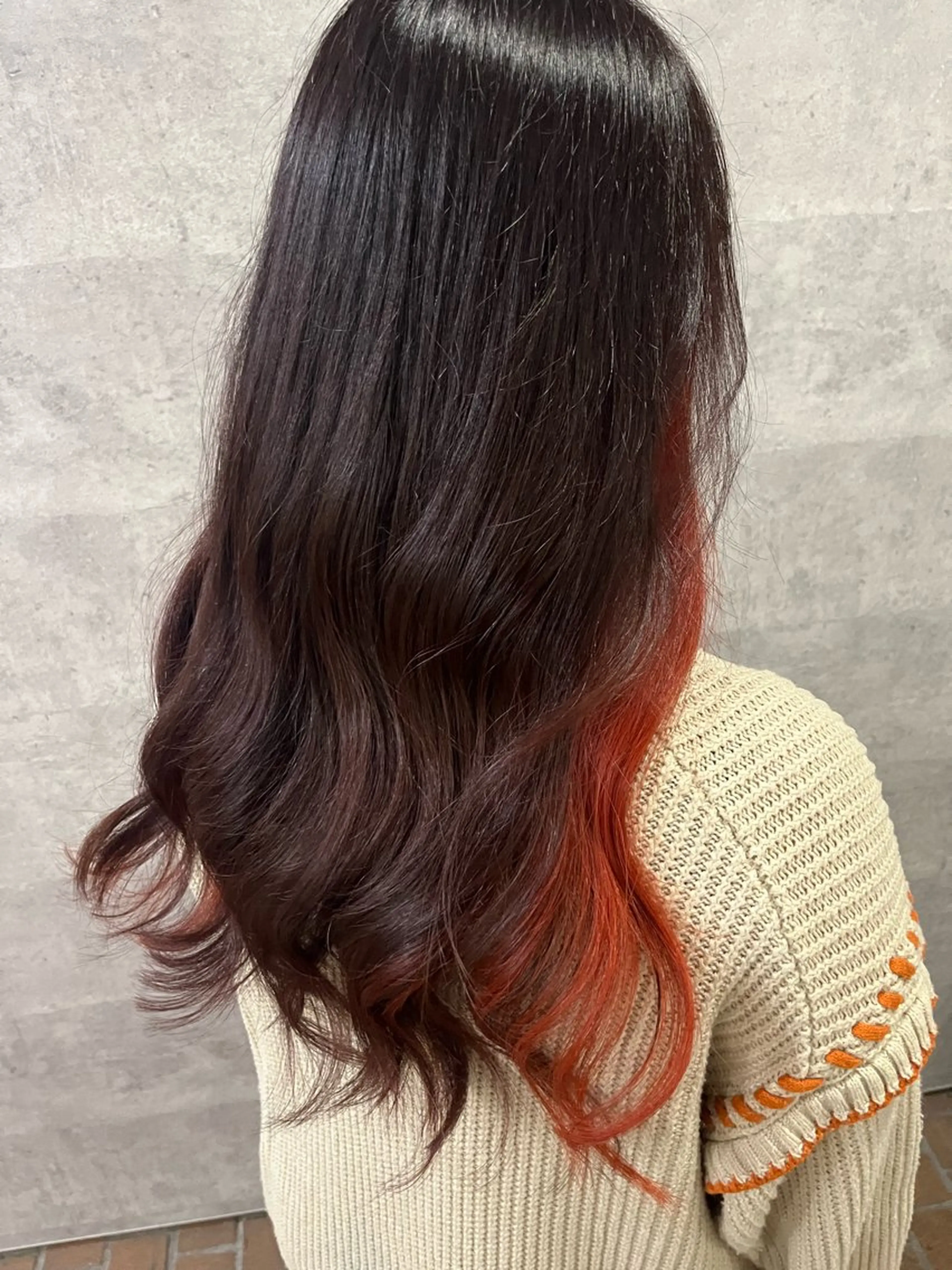 ロング ヘアカラー Grow by NYNY 田代 紀恵のヘアスタイル