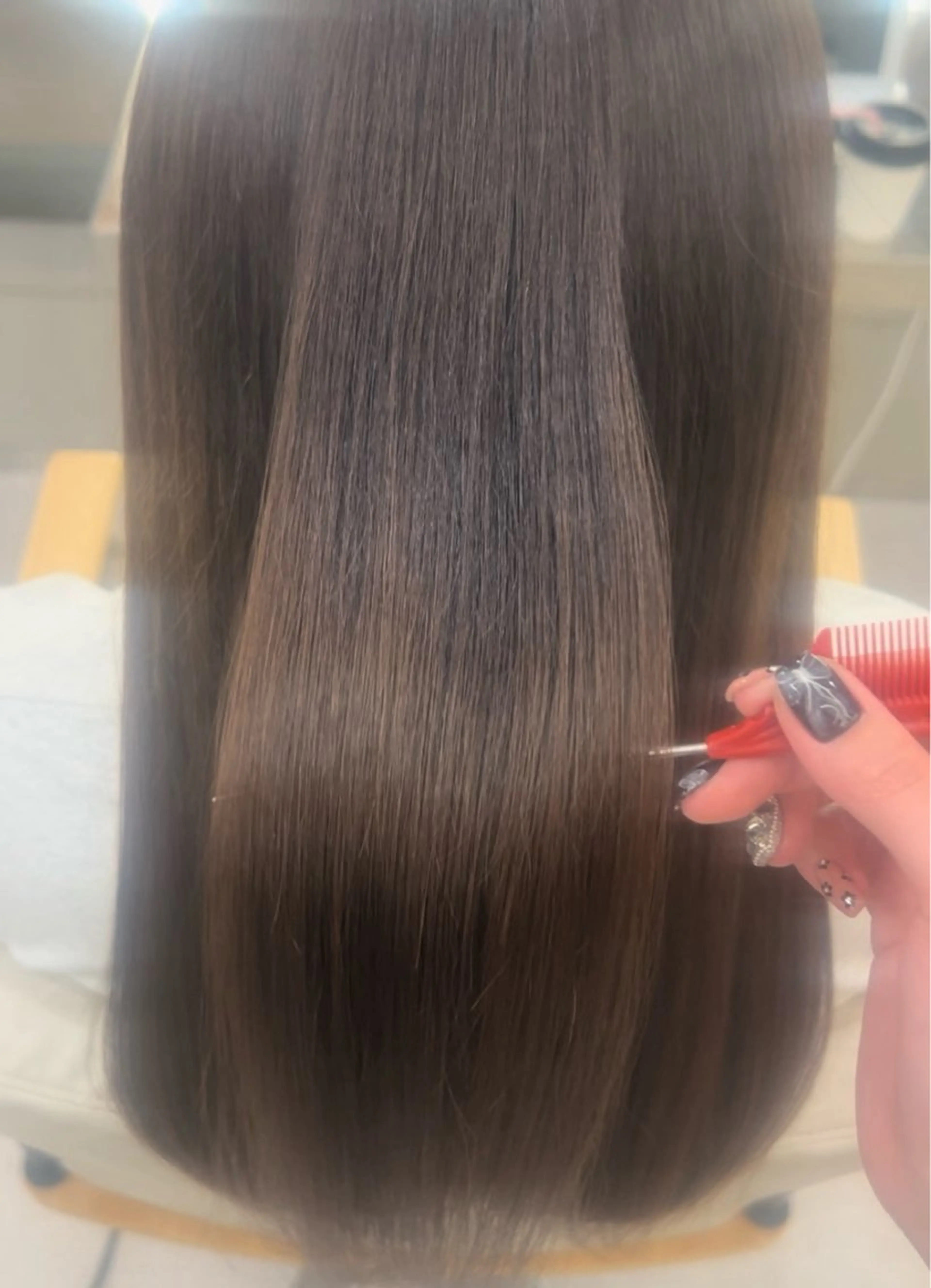 ロング カラー ヘアカラー トリートメント 艶カラー♡ ゆうかのヘアスタイル