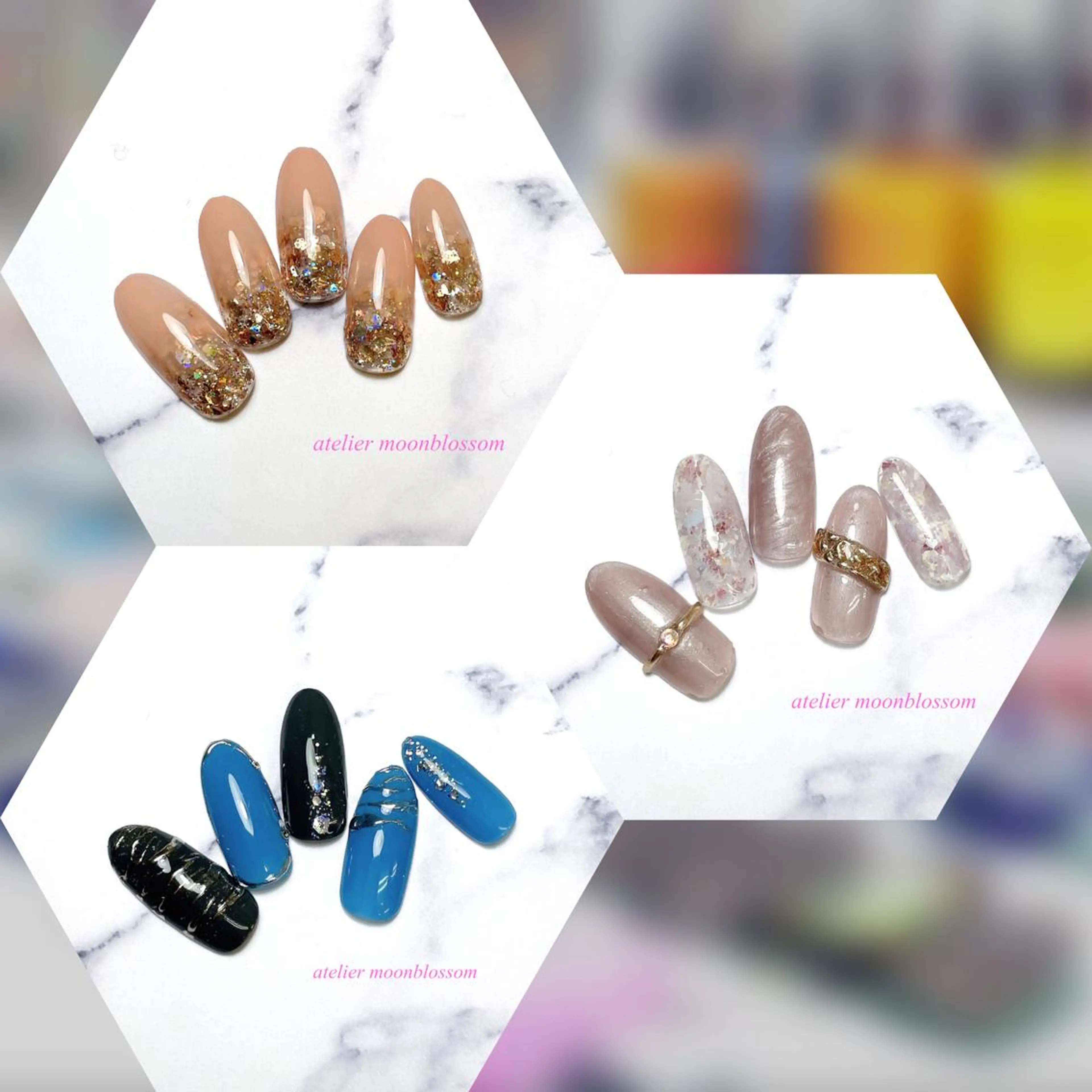 ネイル アトリエ ムーンブロッサムのネイルデザイン
