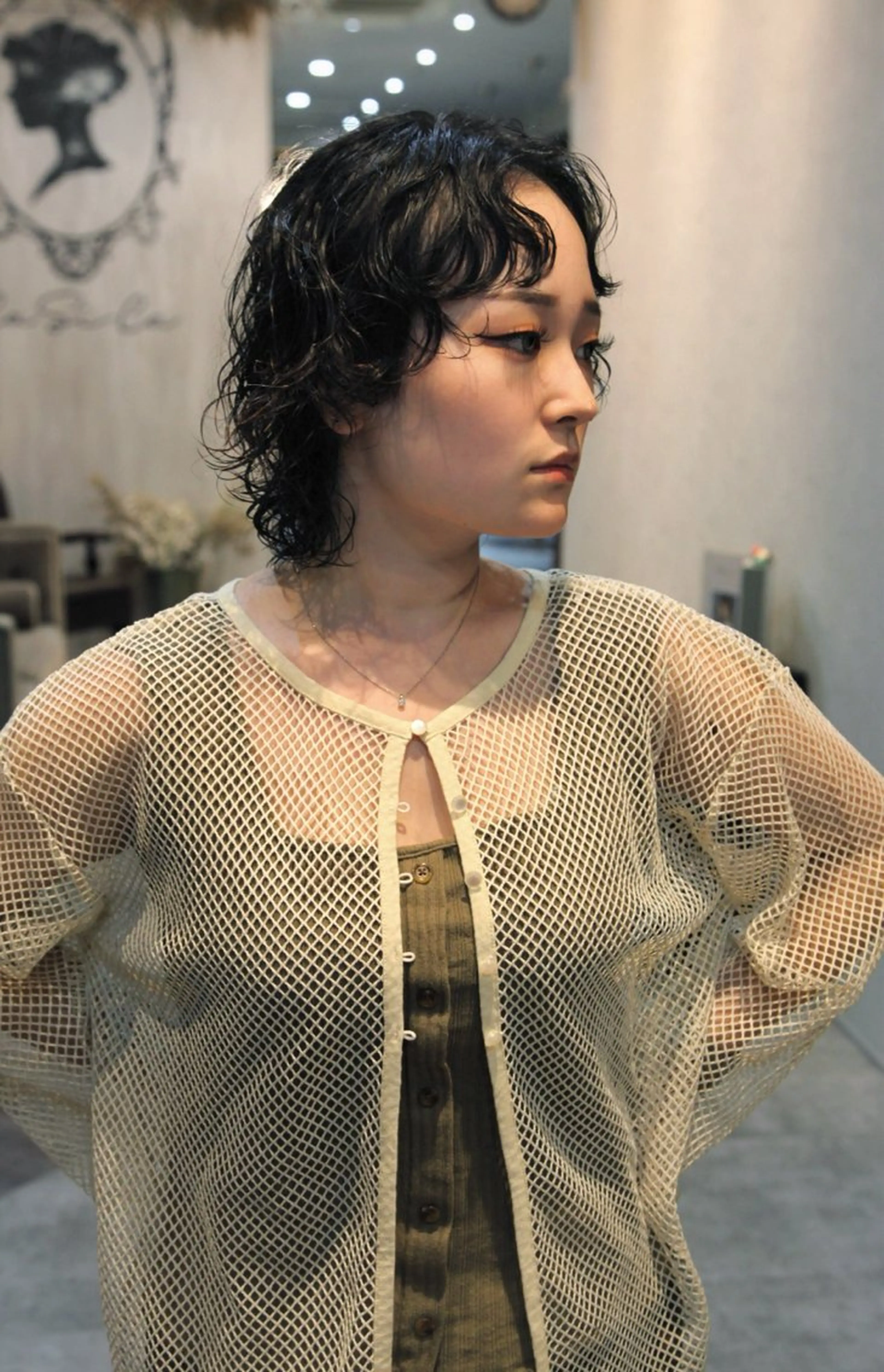 ショート パーマ ショートヘア ウルフカット カット パーマ トリートメント デザインパーマ 藤田和樹のヘアスタイル