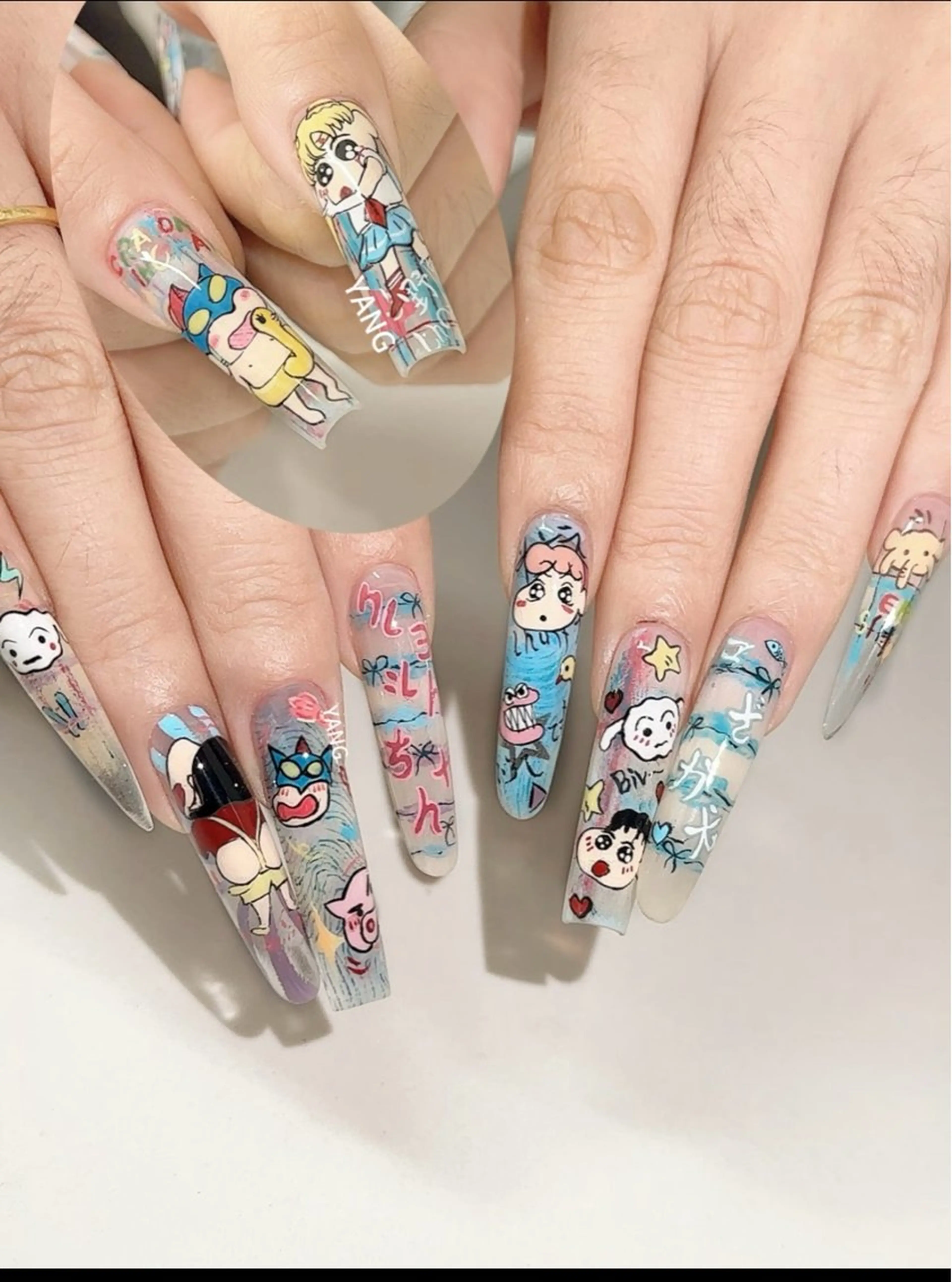 ネイル ハンドネイル リセス 高田馬場💎のネイルデザイン