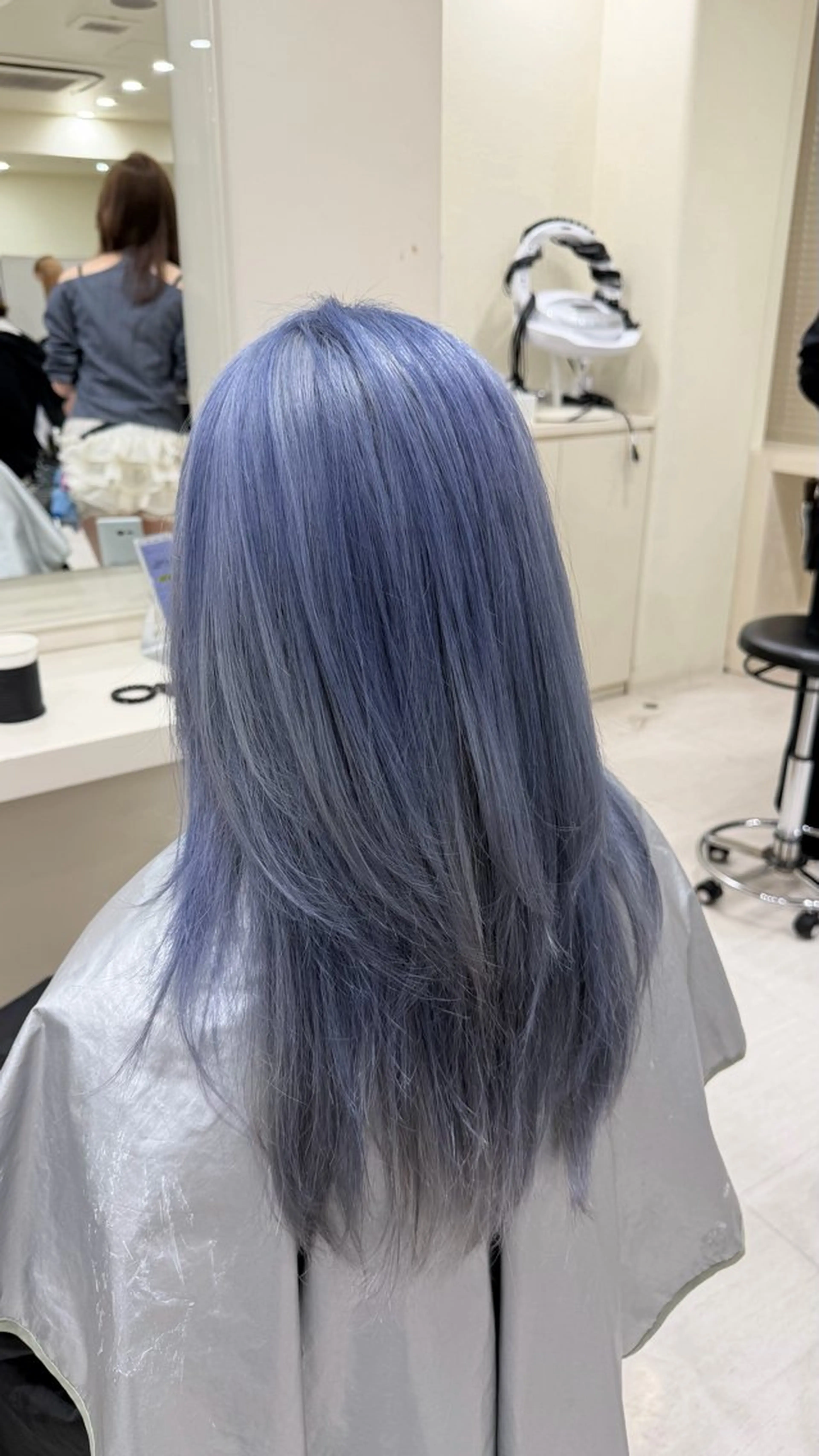 ロング ヘアカラー トリートメント ️🫧 AINE 🫧ハイトーンカラーのヘアスタイル