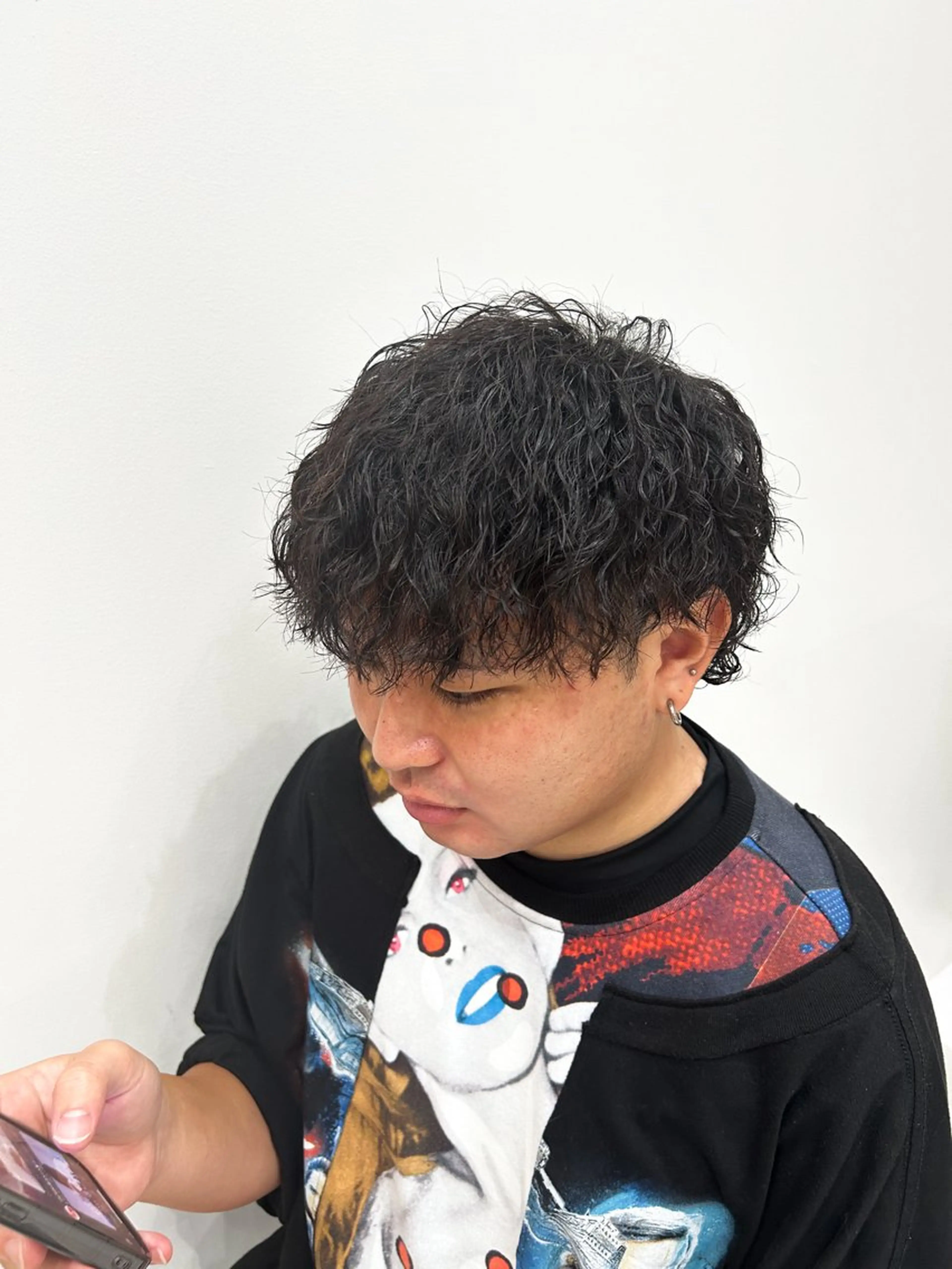 メンズ カット パーマ トリートメント メンズ特化美容師👾 チカのヘアスタイル